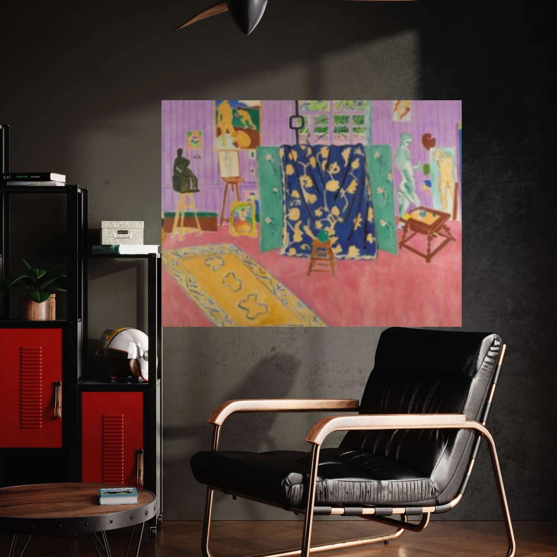 Henri Matisse Pink Studio 1911 Canvas Wall Art Poster, Henri Matisse Canvas Wall Art Poster - Y Canvas