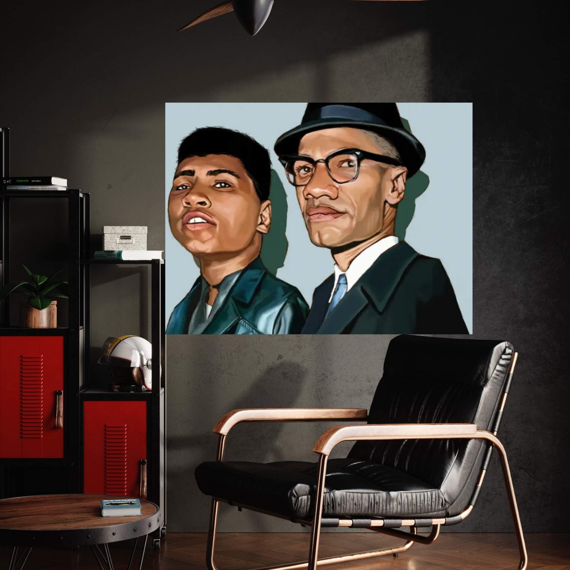 Ali And X Canvas Wall Art - Y Canvas