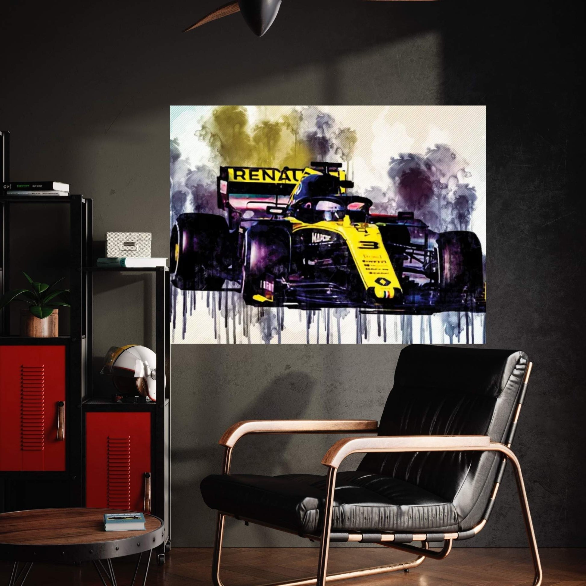 Daniel Ricciardo Renault Rs19 Raceway 2019 F1 Cars Formula 1 Canvas Wall Art - Y Canvas