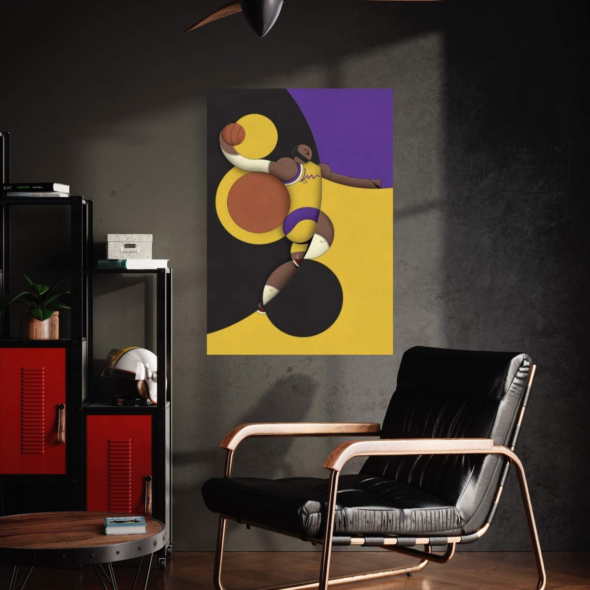 Bron Canvas Wall Art - Y Canvas