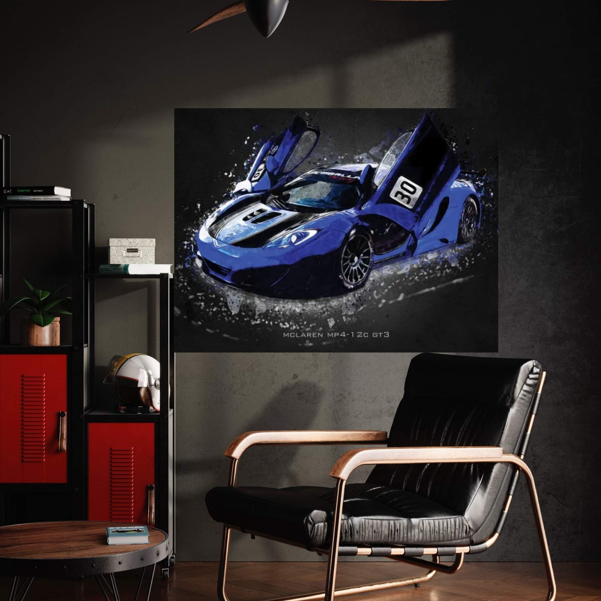 Mclaren MP4-12C GT3 Canvas Wall Art - Y Canvas