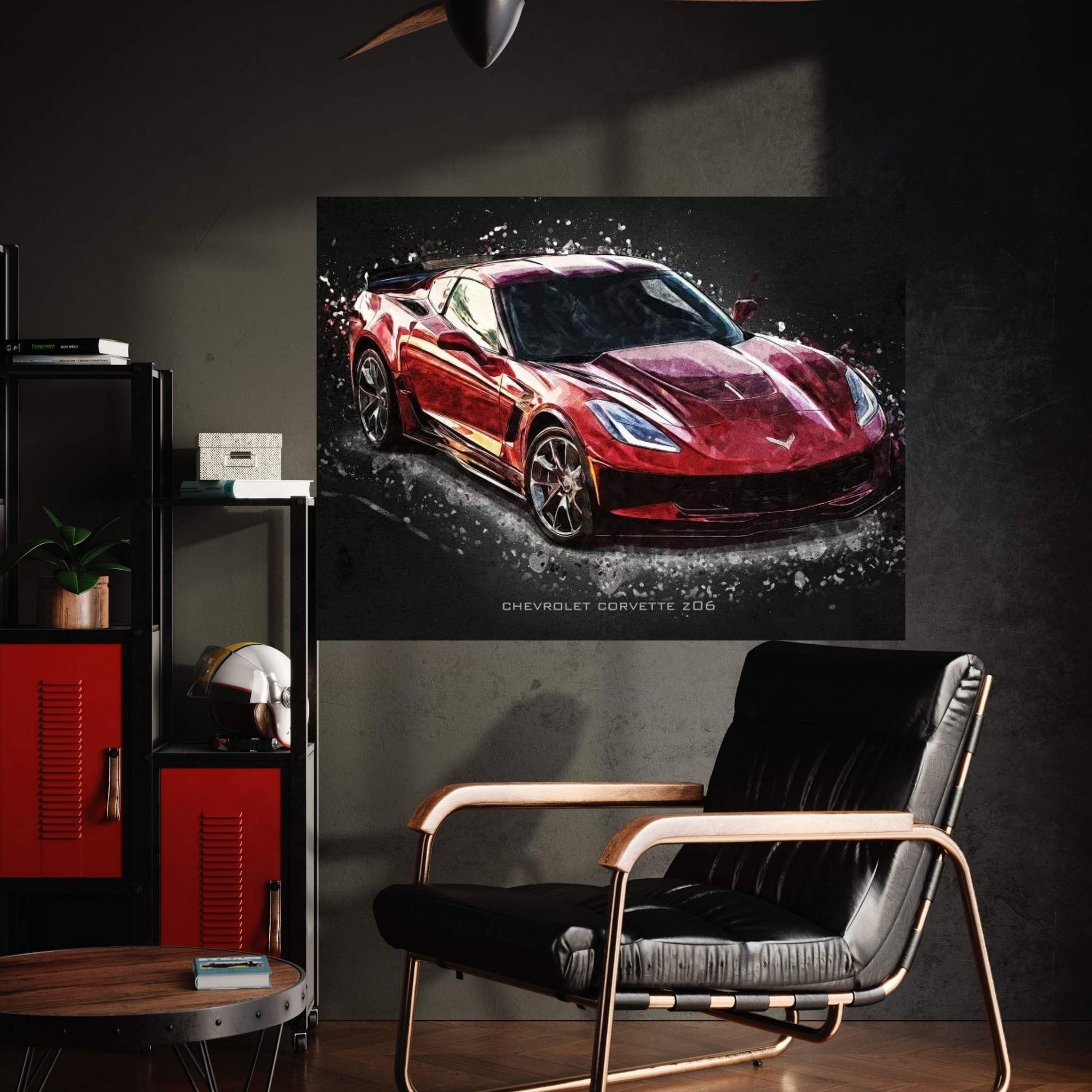 Chevrolet Corvette Z06 Canvas Wall Art - Y Canvas