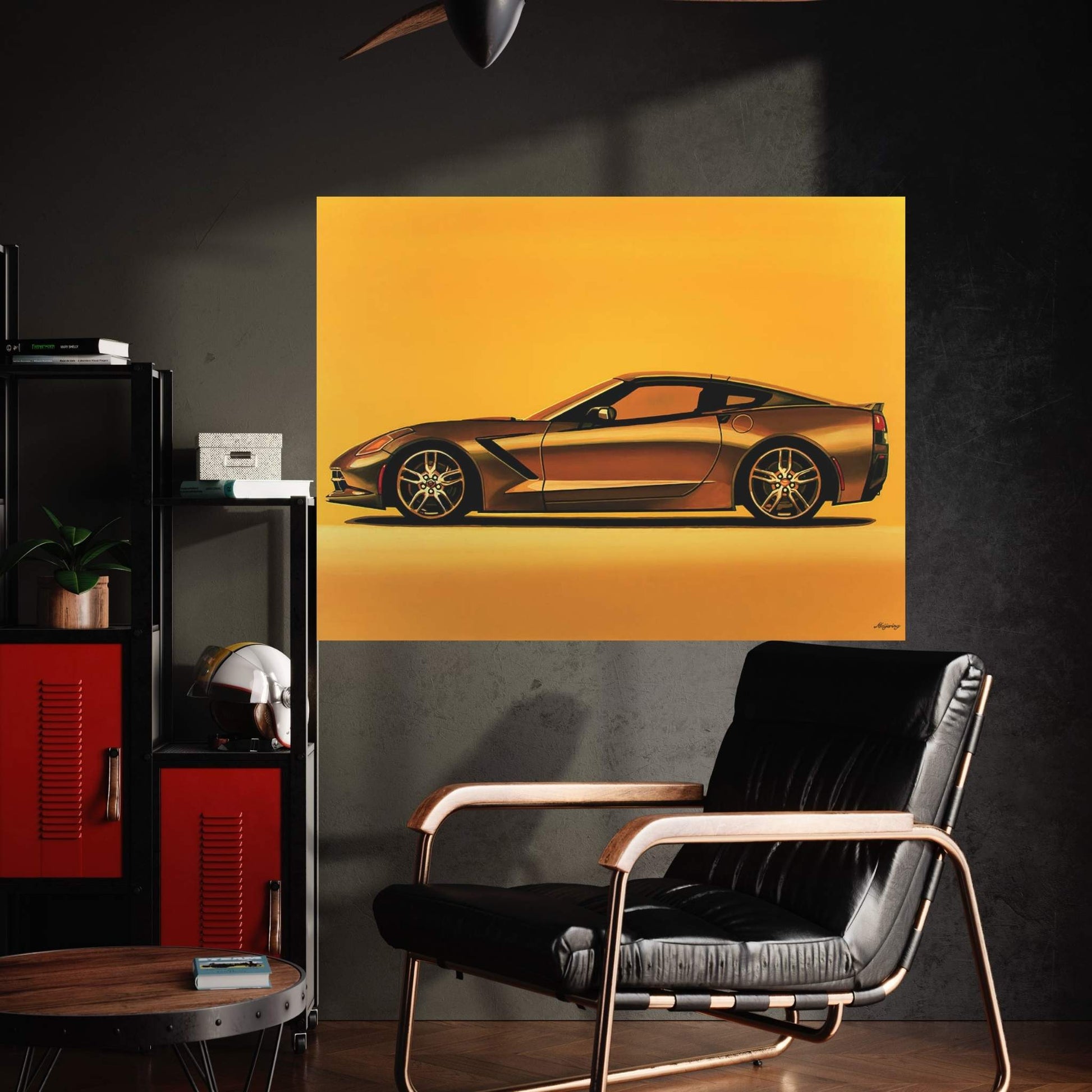 Chevrolet Corvette Stingray 2013 Canvas Wall Art - Y Canvas