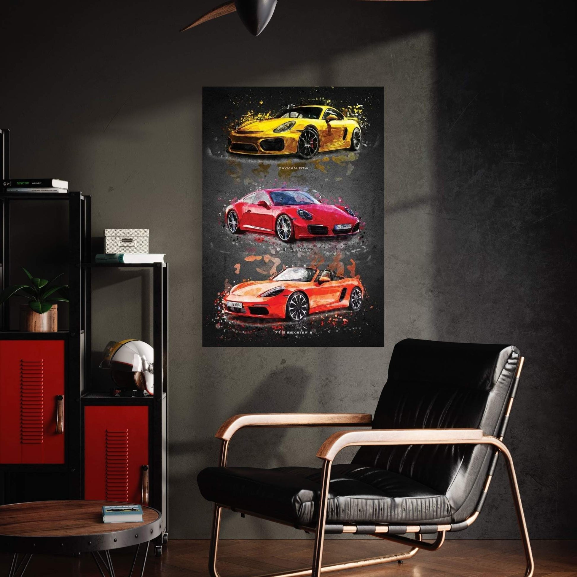 Porsche2 Canvas Wall Art - Y Canvas