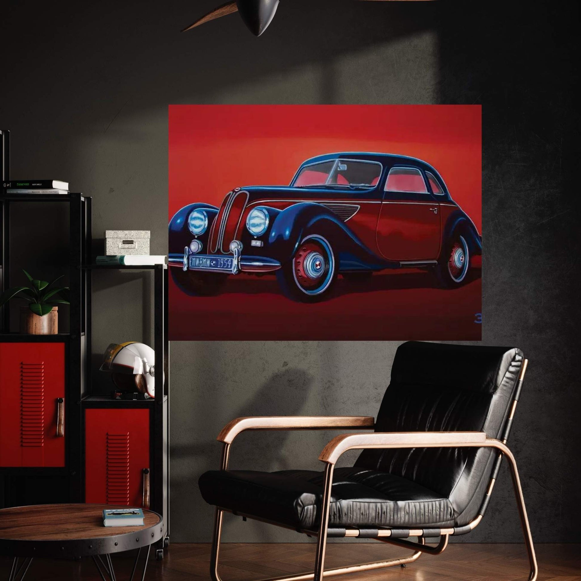 EMW BMW 1951 Canvas Wall Art - Y Canvas