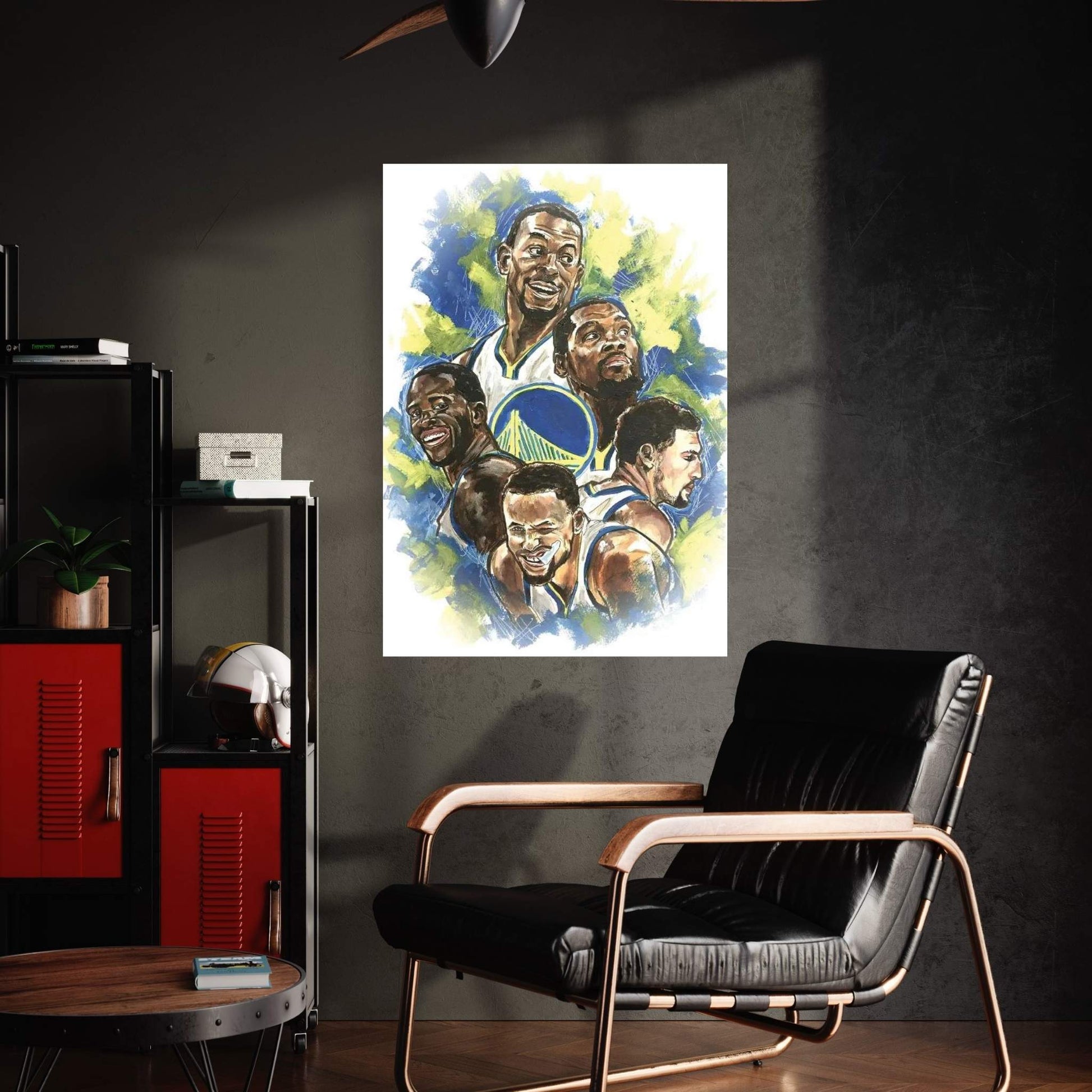 Golden State Warriors - Dynasty Canvas Wall Art - Y Canvas