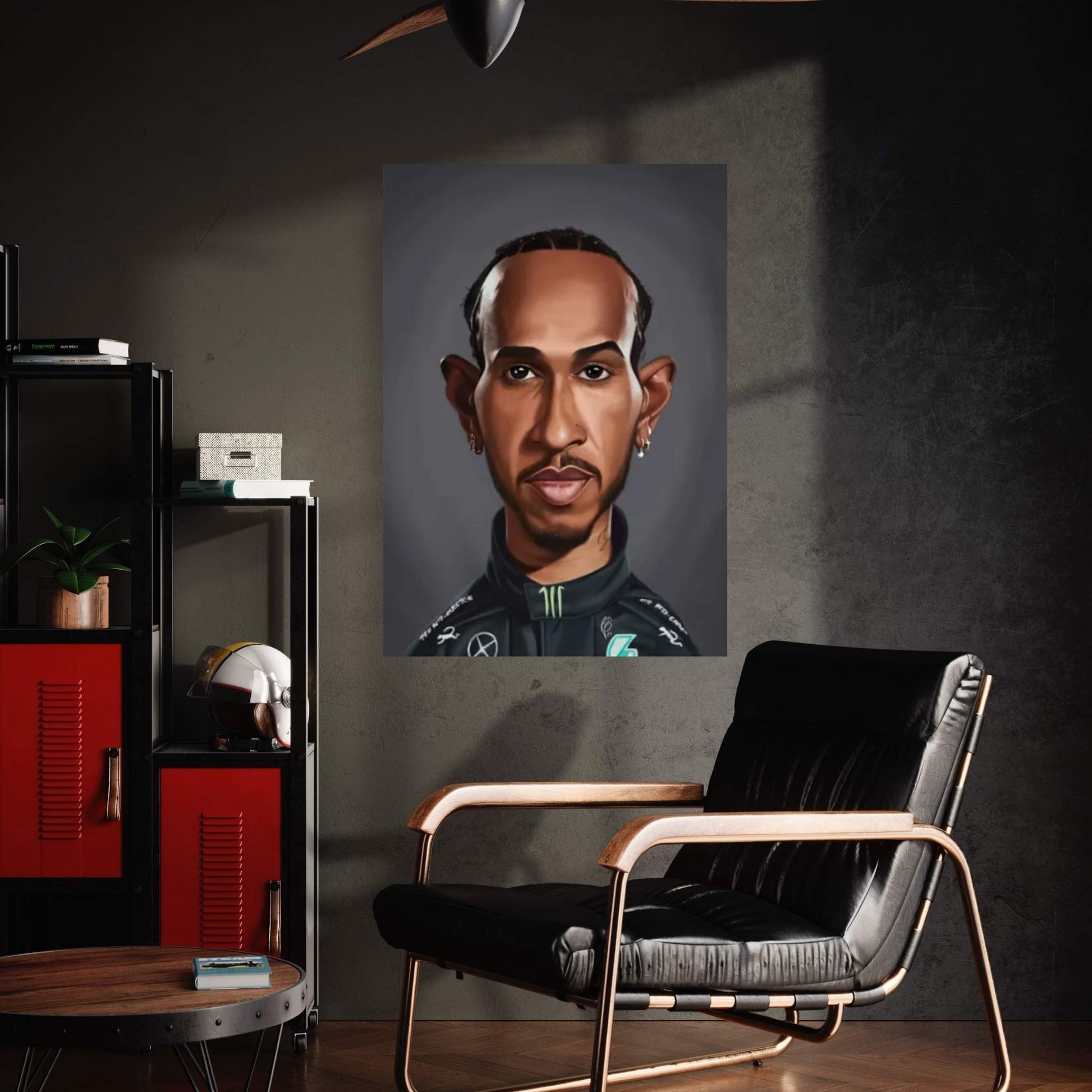 Lewis Hamilton Canvas Wall Art - Y Canvas