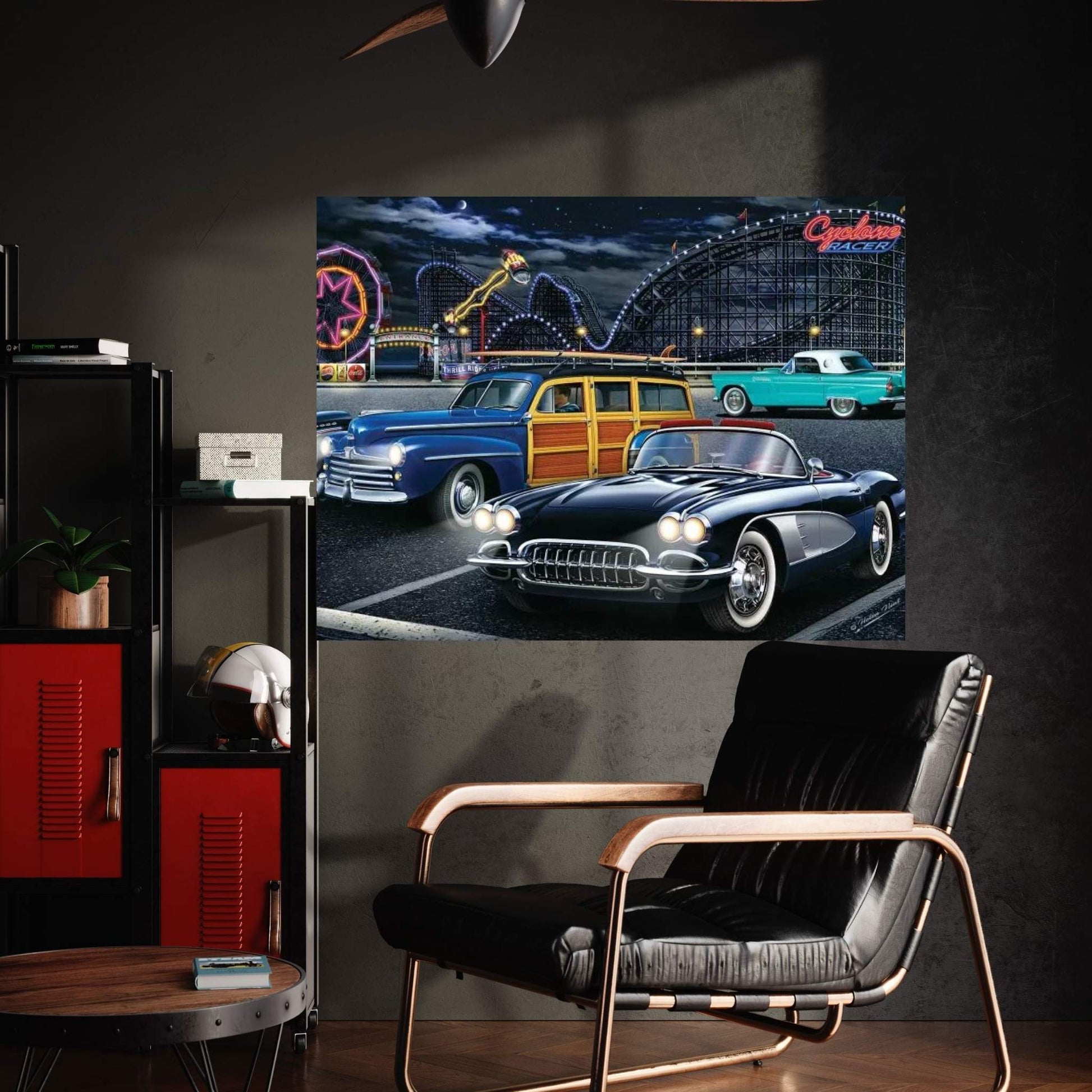 Cyclone Racer Canvas Wall Art - Y Canvas