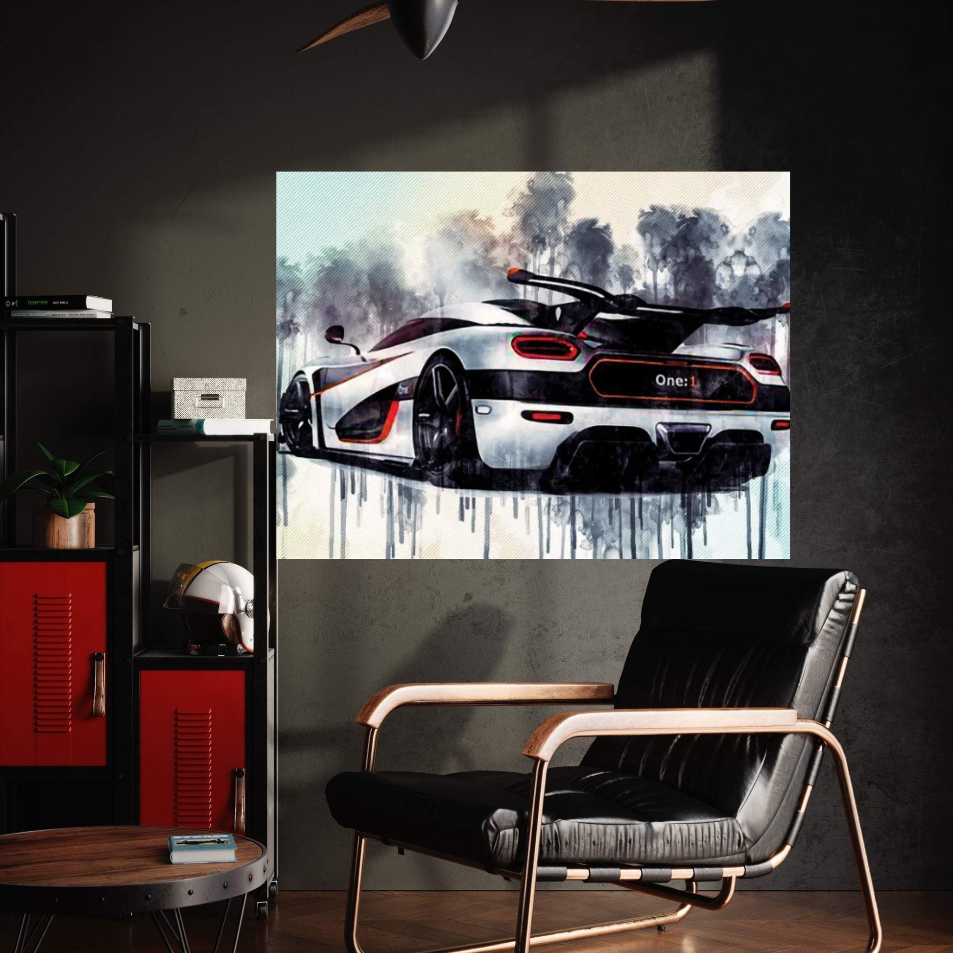 Koenigsegg One 1 Sports Car Hypercar Supercars Canvas Wall Art - Y Canvas