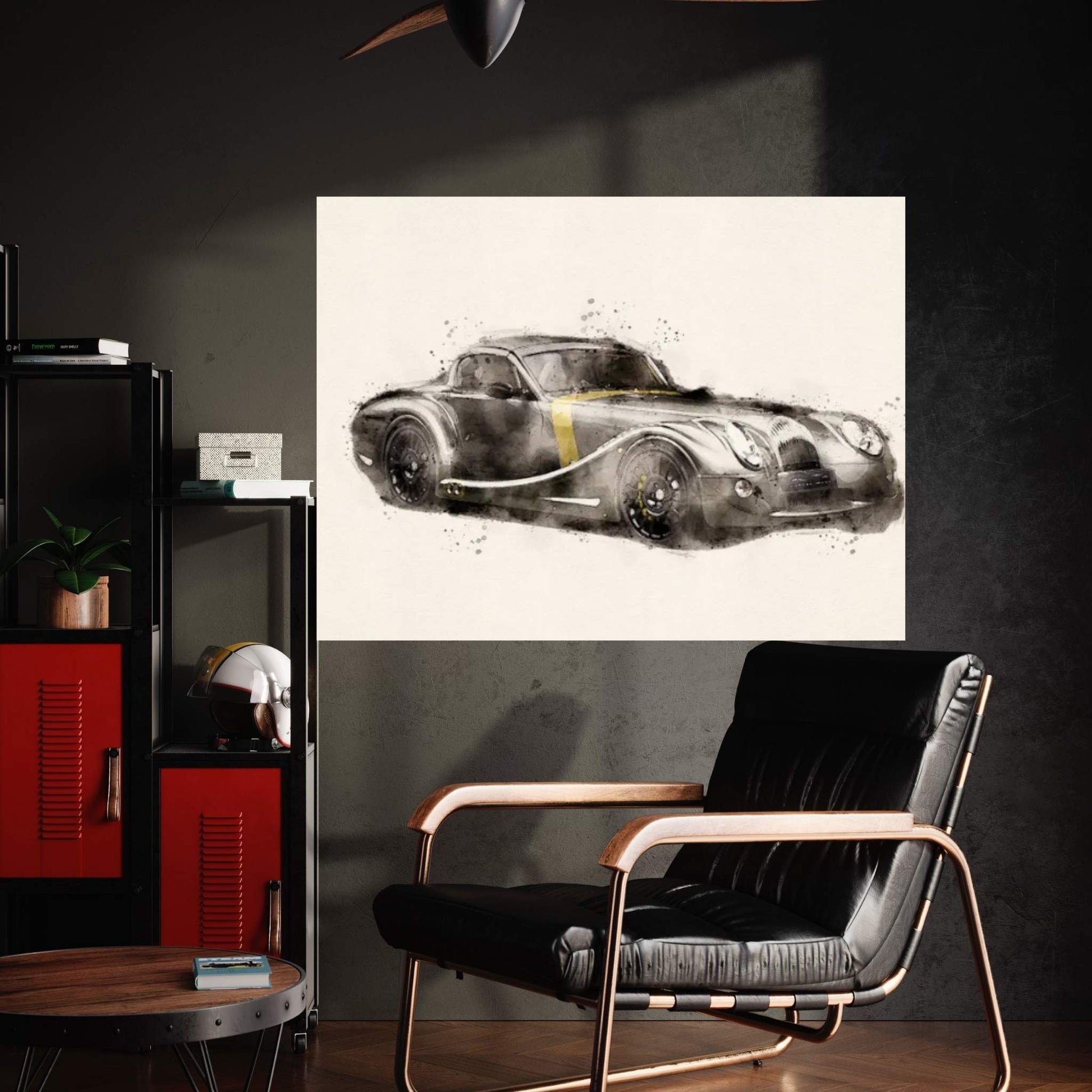 Morgan GT V II Canvas Wall Art - Y Canvas