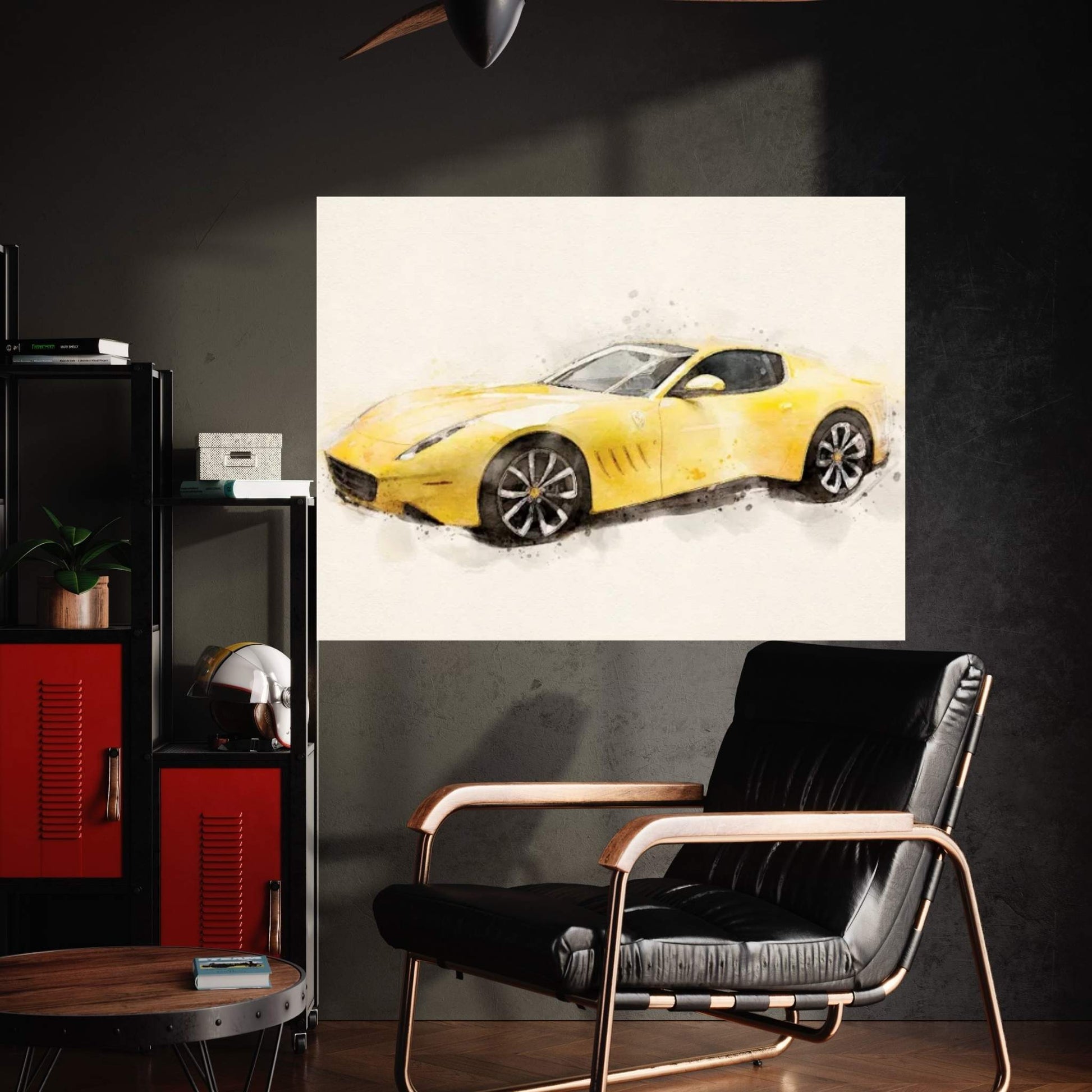 Ferrari Evo Silver Canvas Wall Art - Y Canvas