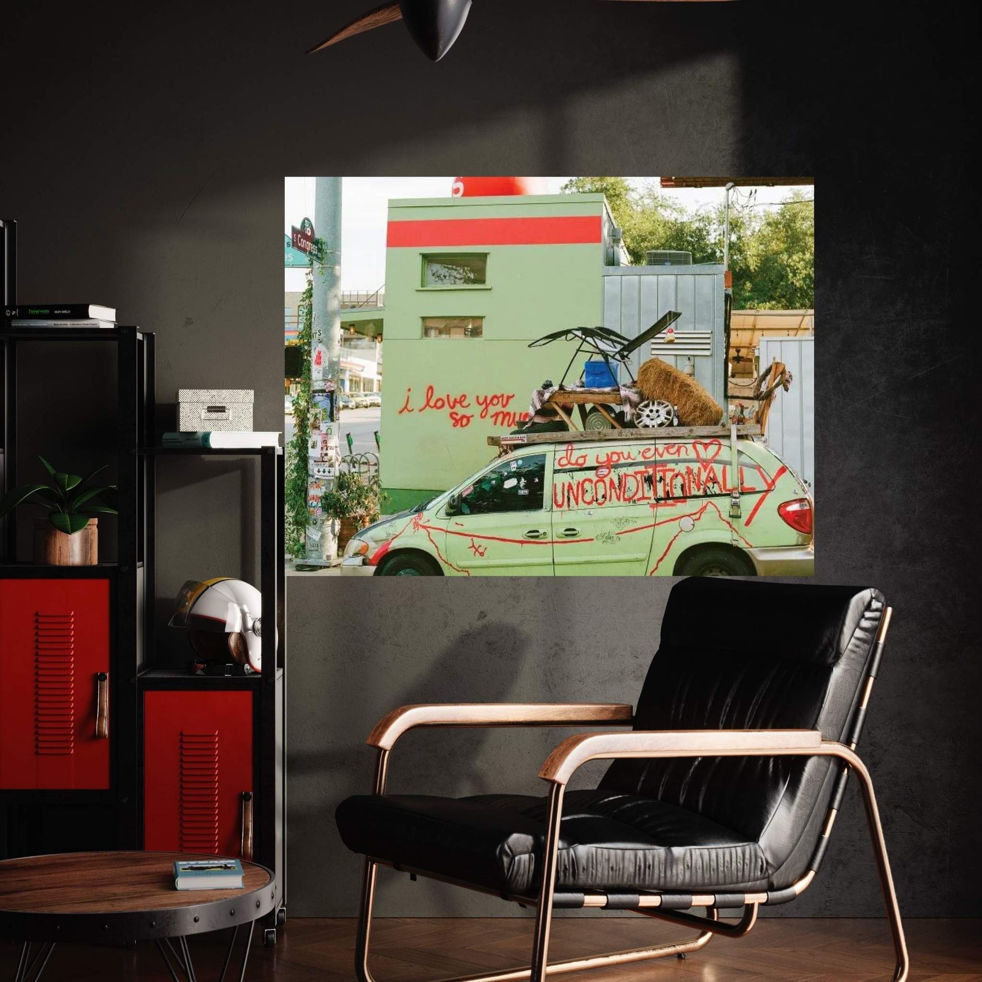 I Love You Austin Canvas Wall Art - Y Canvas