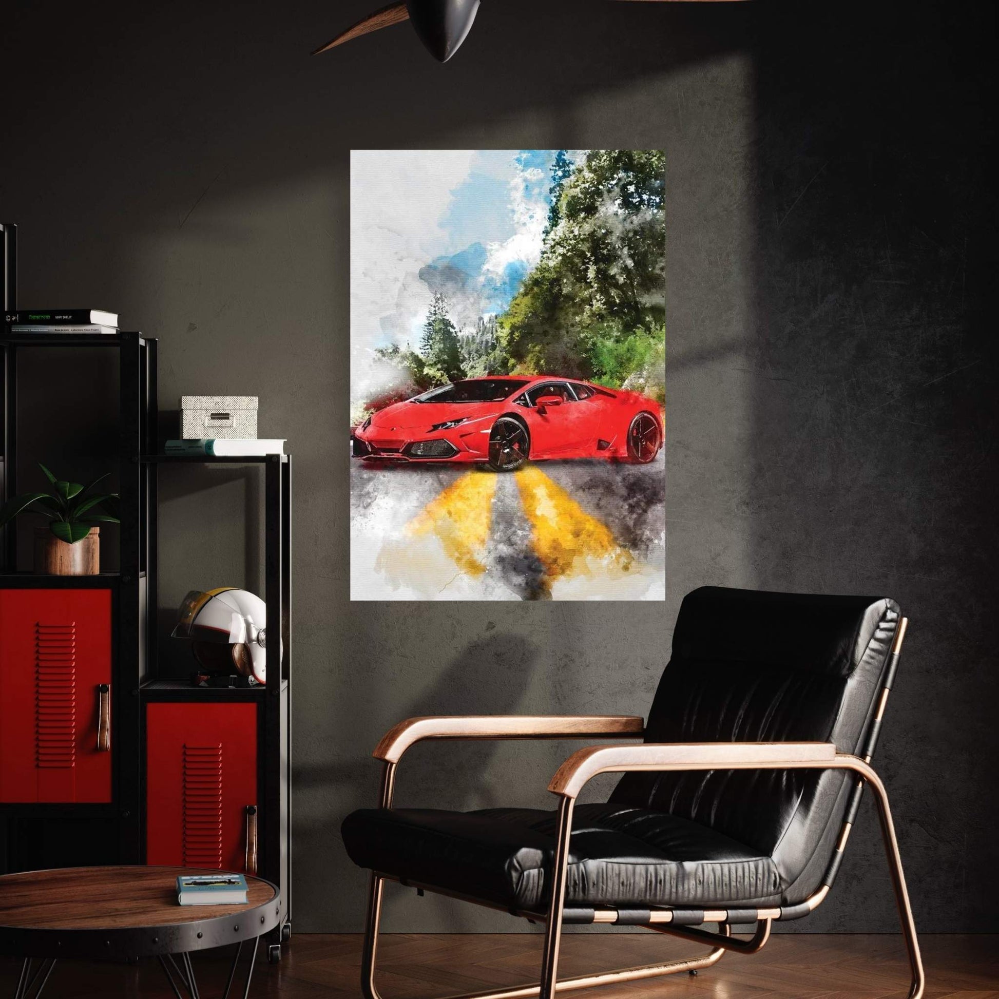 Lamborghiri Huracan Canvas Wall Art - Y Canvas