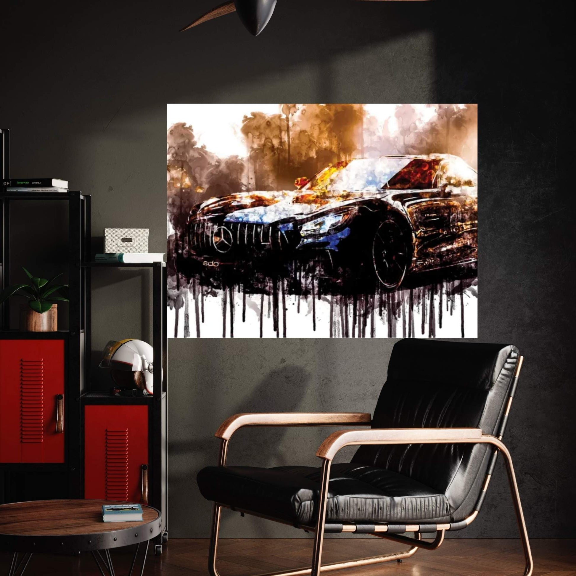 Car 2018 Edo Competition Mercedes AMG GT R Canvas Wall Art - Y Canvas