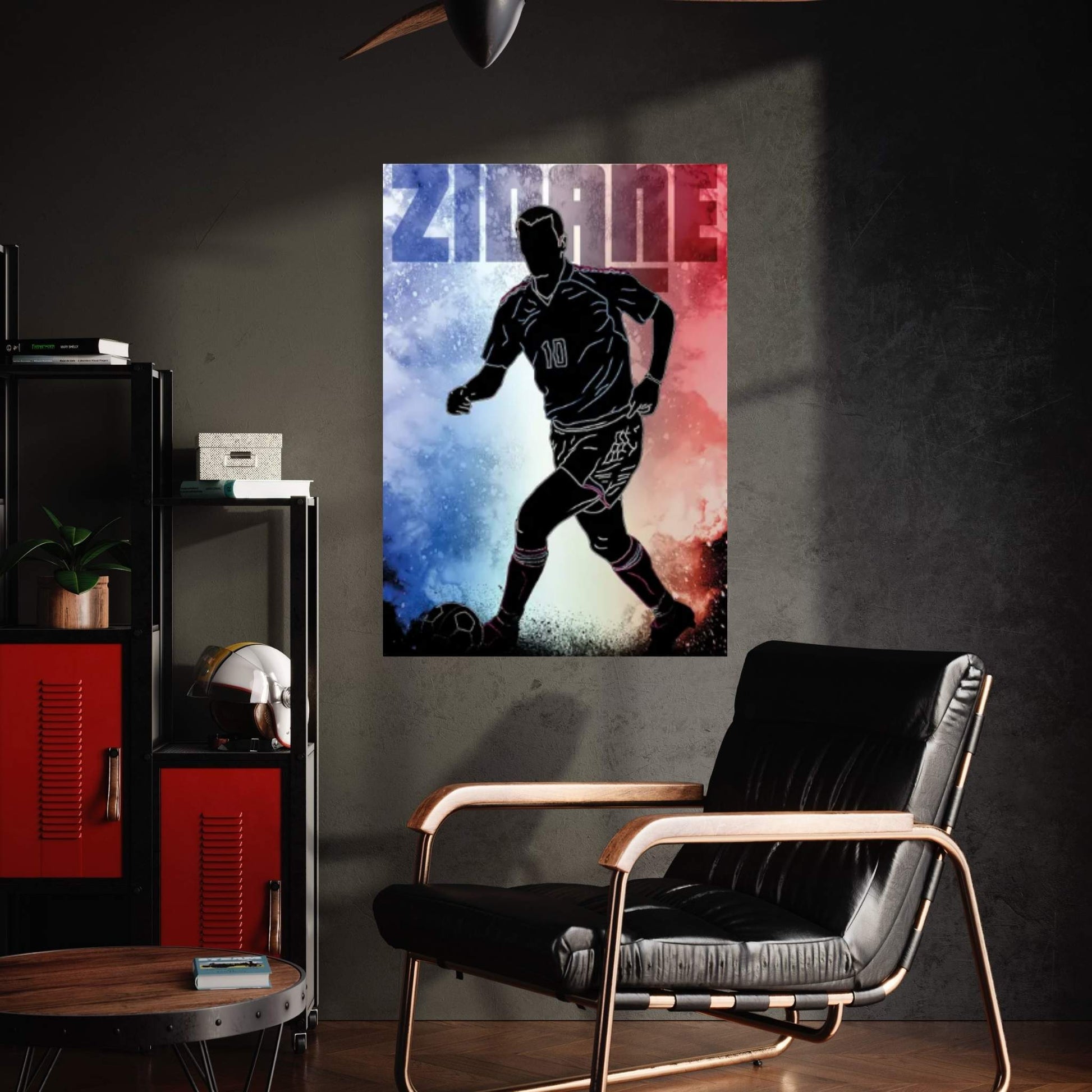 Soul Of Zizou Canvas Wall Art - Y Canvas