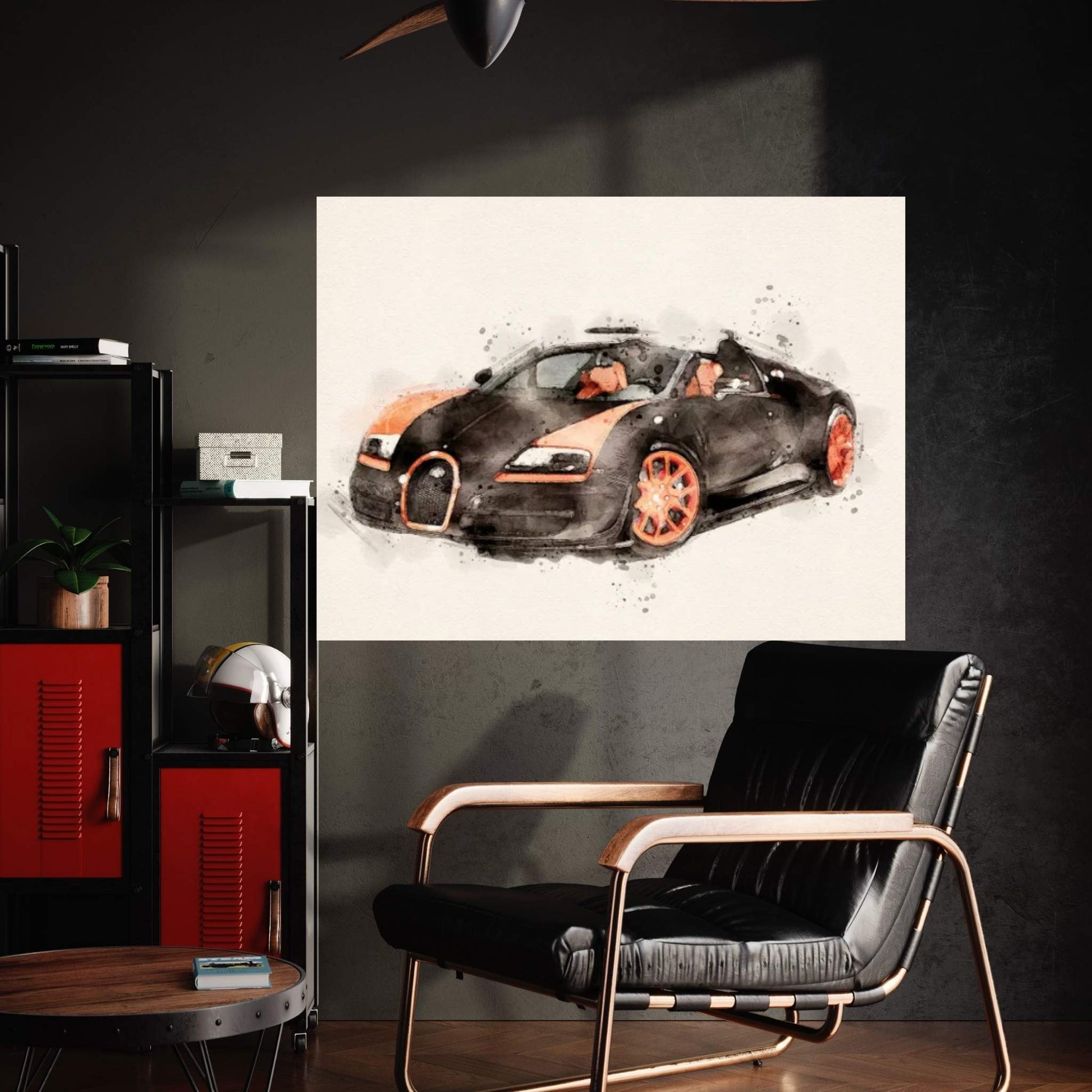 Bugatti Veyron II Canvas Wall Art - Y Canvas