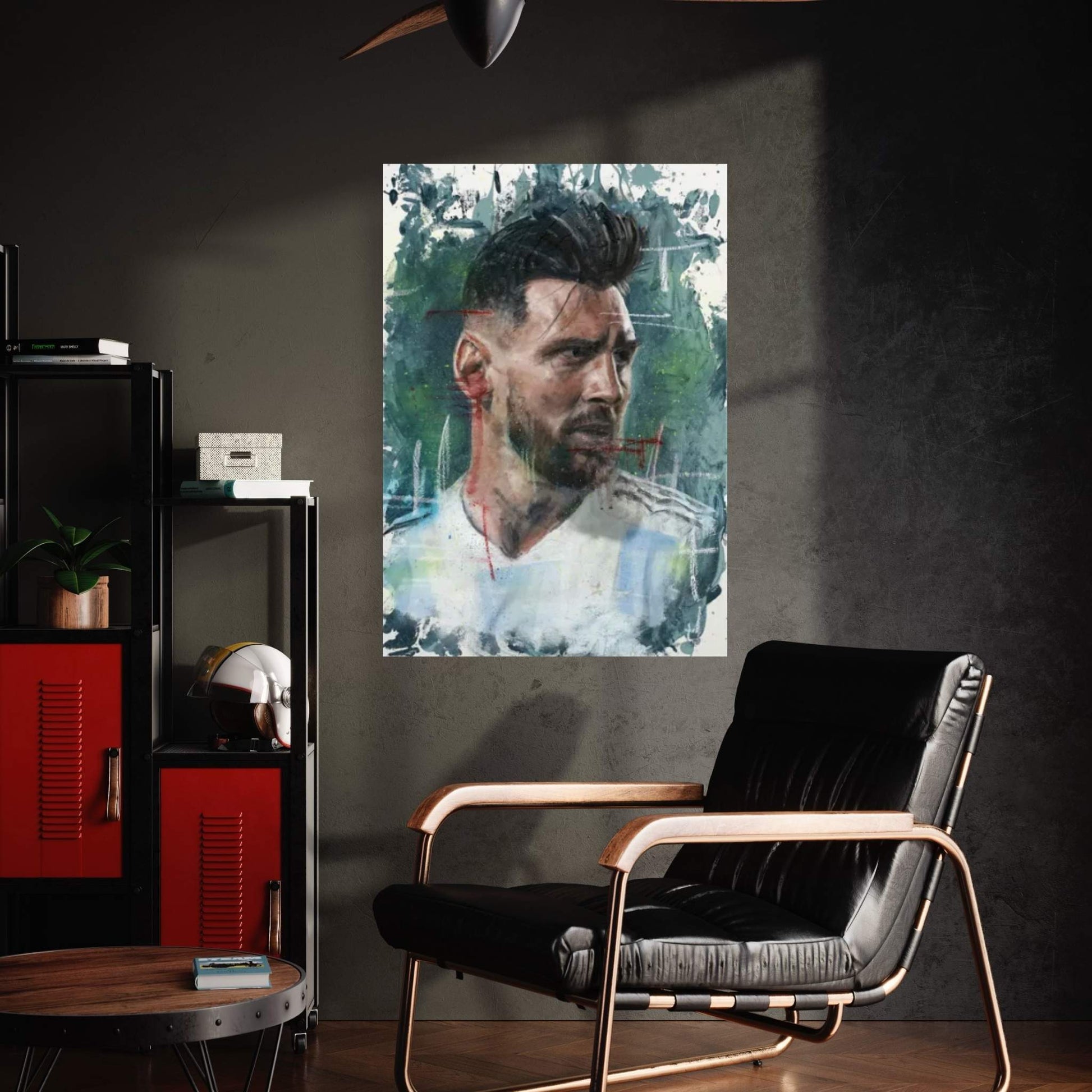 Lionel Messi Canvas Wall Art - Y Canvas