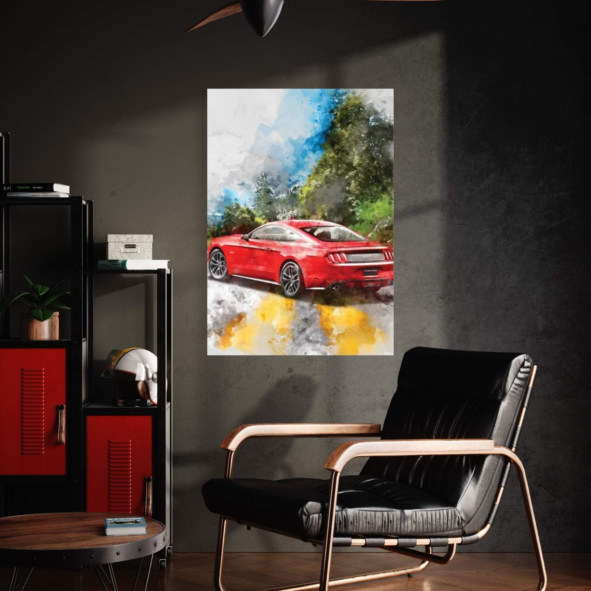 Ford Mustang Canvas Wall Art - Y Canvas