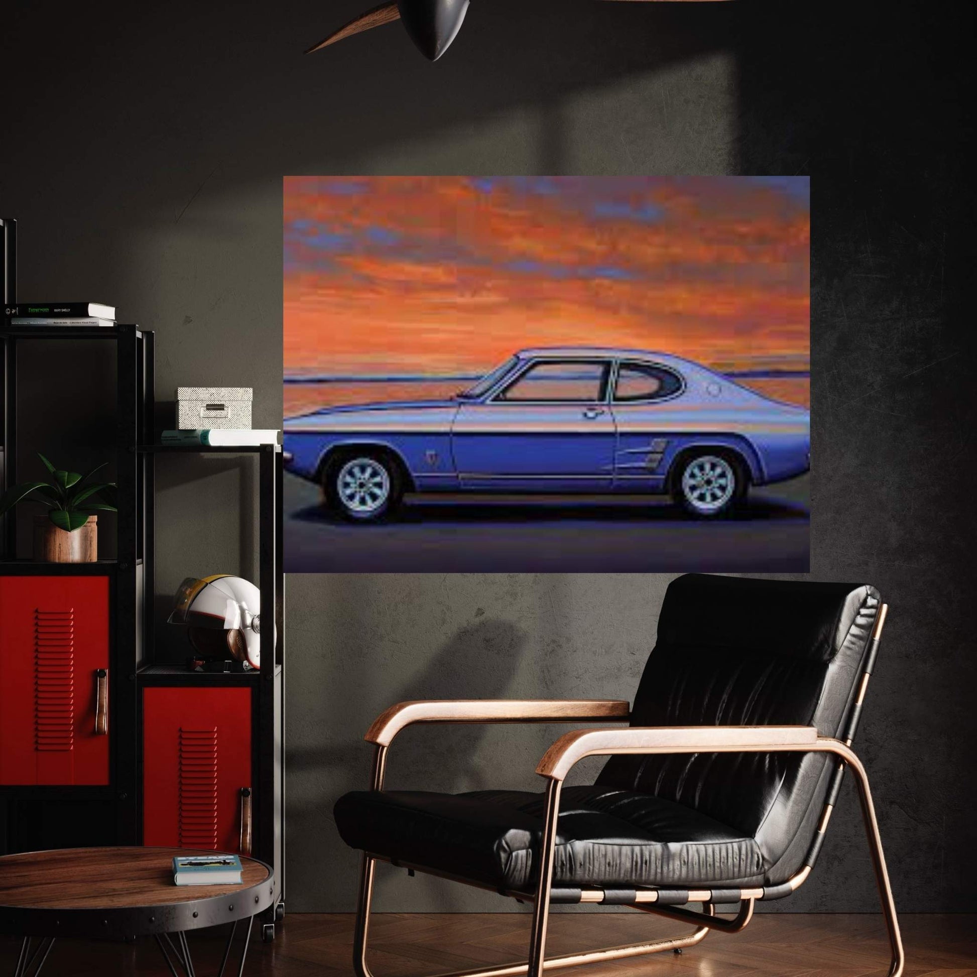 Ford Capri 1969 Canvas Wall Art - Y Canvas