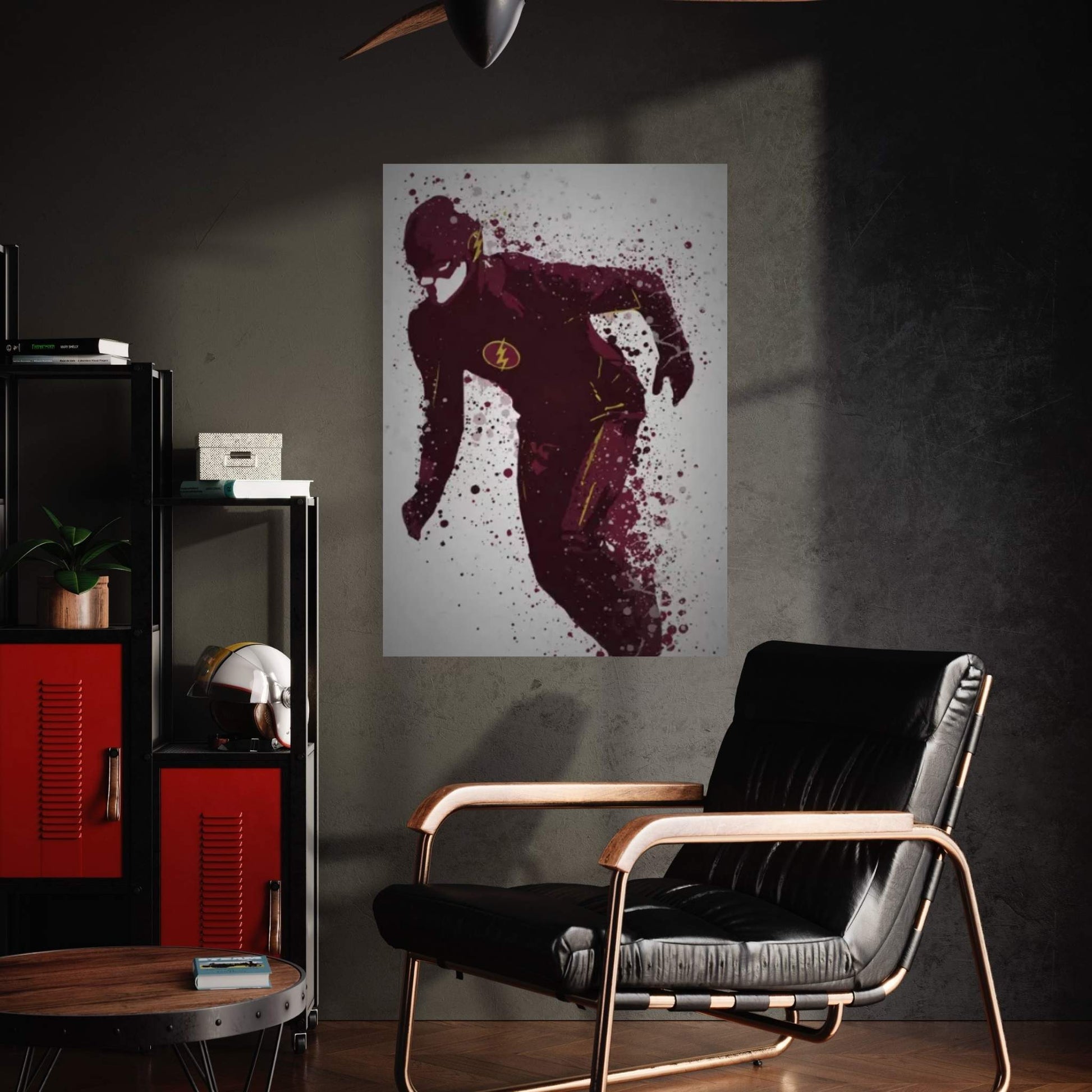 Scarlet Speedster Canvas Wall Art - Y Canvas