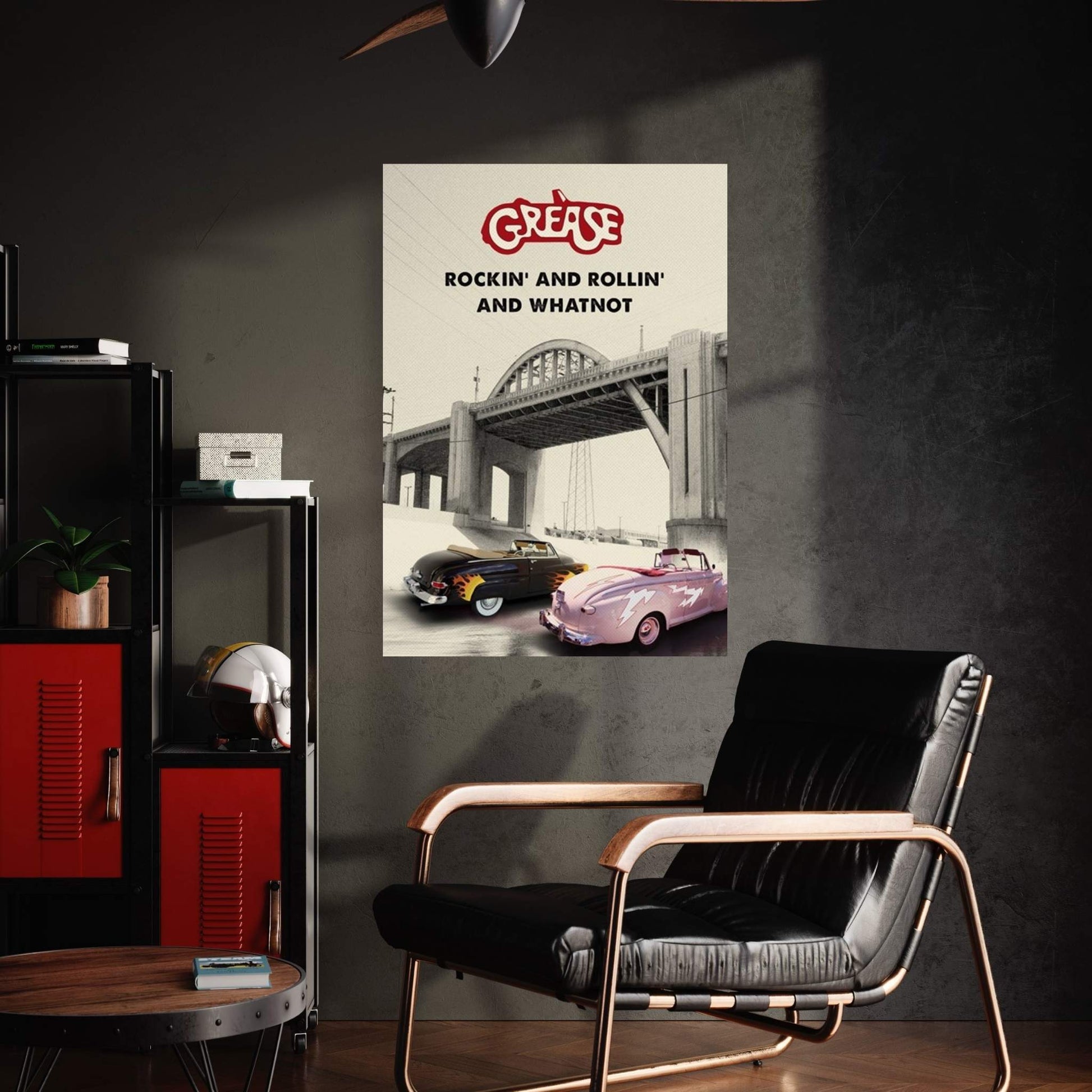 Grease Travel Movie Art Canvas Wall Art - Y Canvas