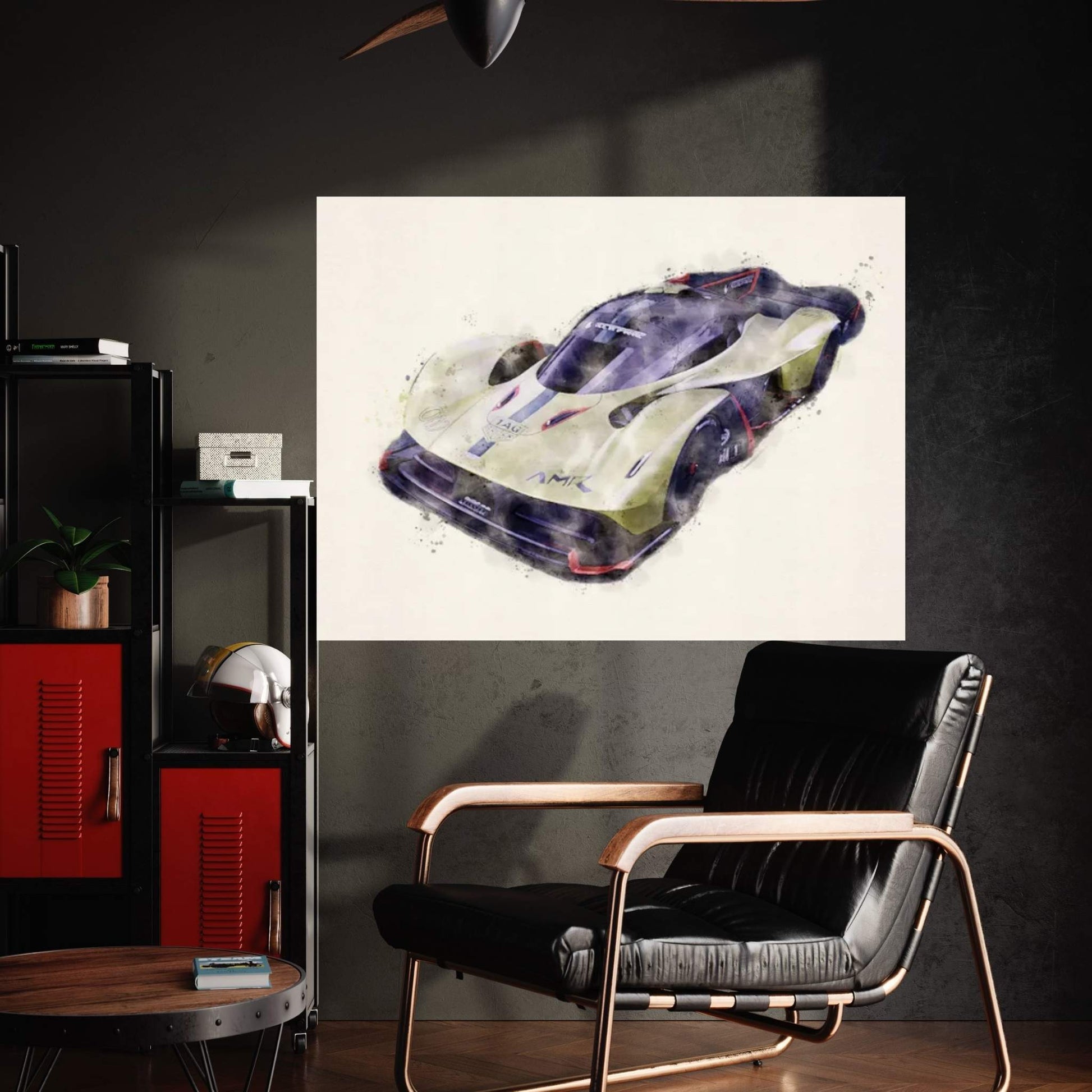 Aston Martin Valkyrie AMR Pro Canvas Wall Art - Y Canvas