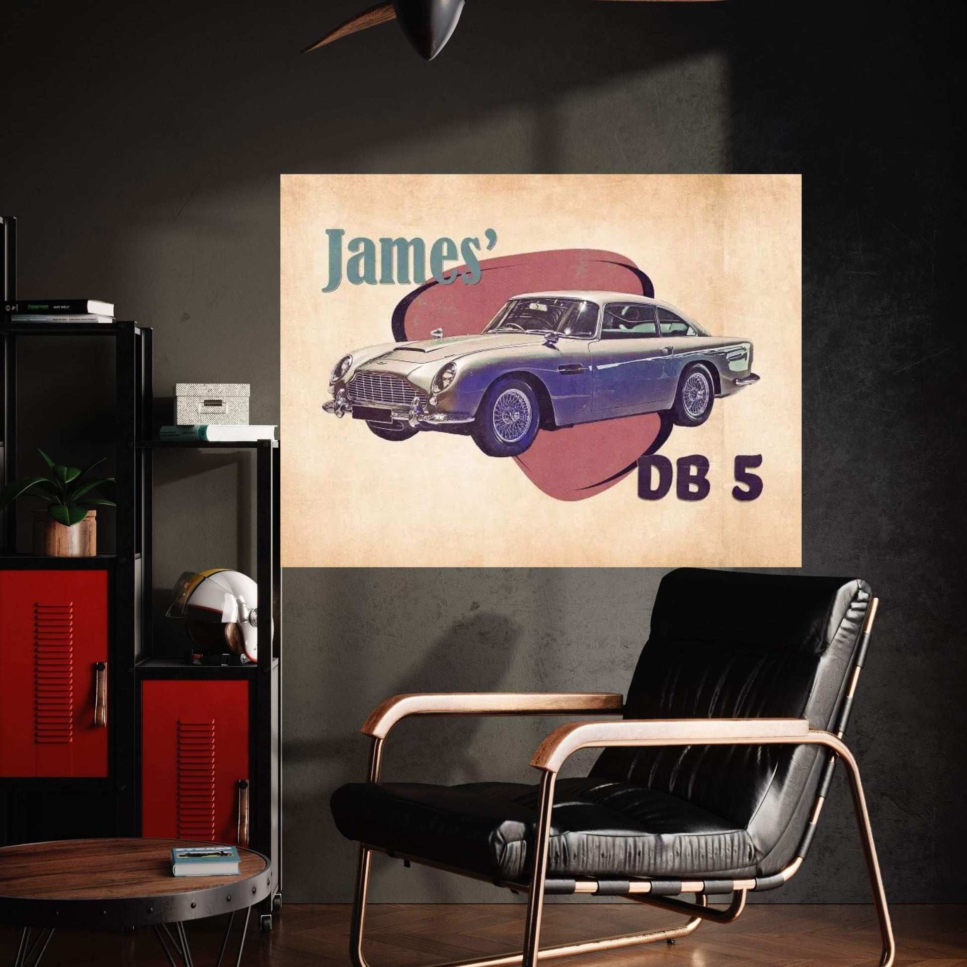 James' Db 5 Canvas Wall Art - Y Canvas