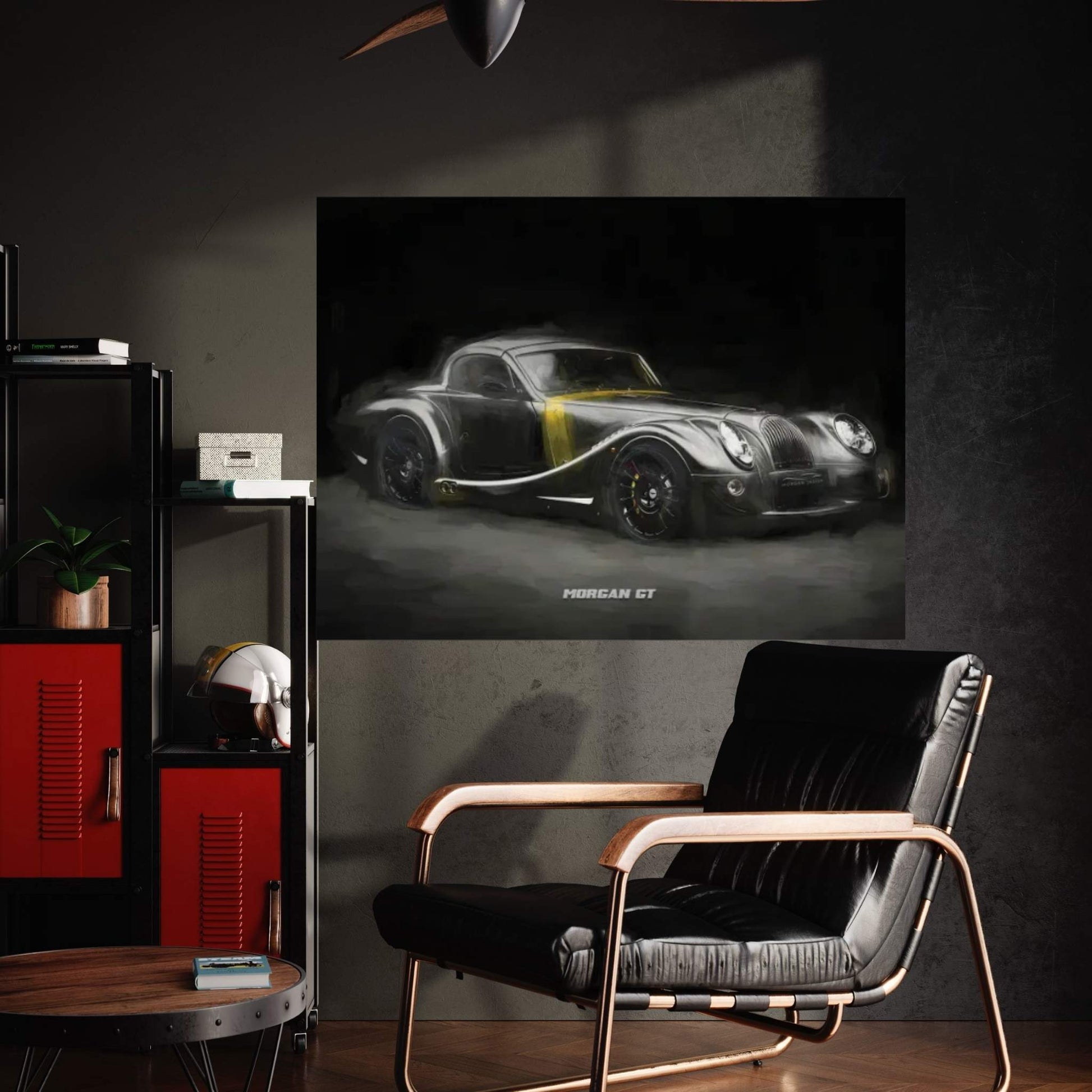Morgan GT In Watercolor Canvas Wall Art - Y Canvas