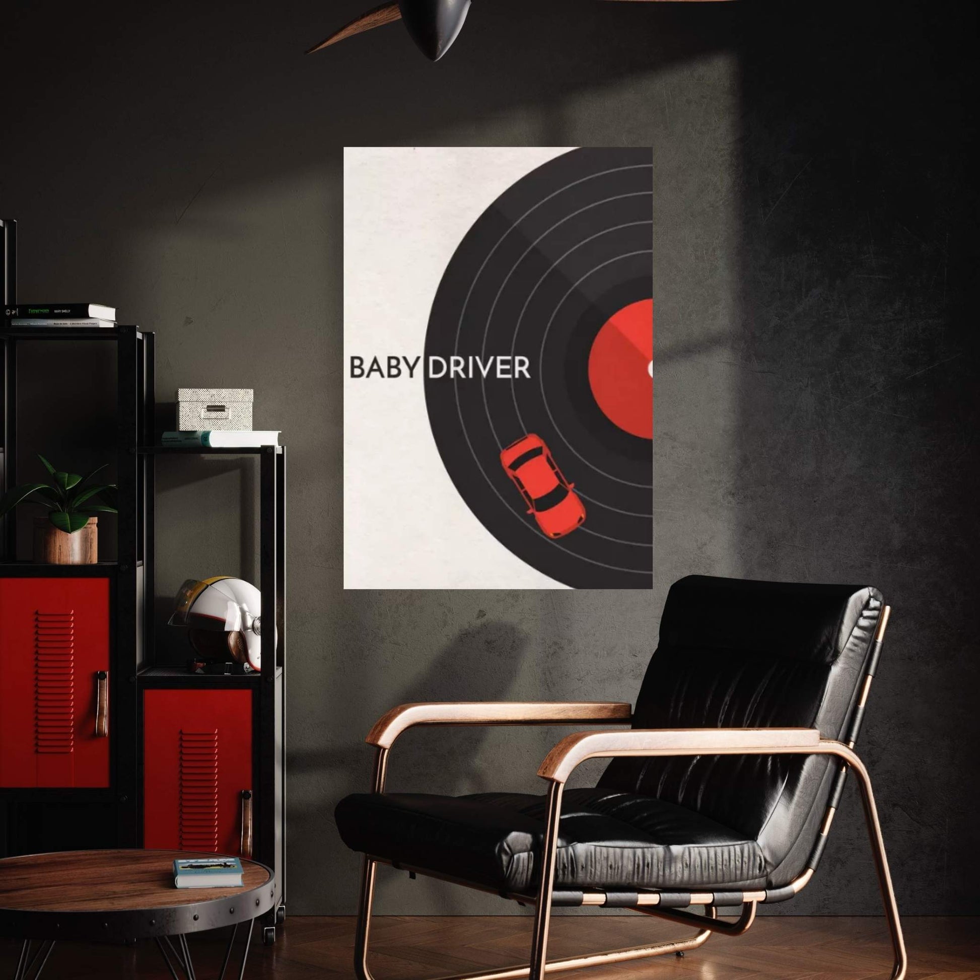 Baby Driver Minimalist Poster Canvas Wall Art - Y Canvas