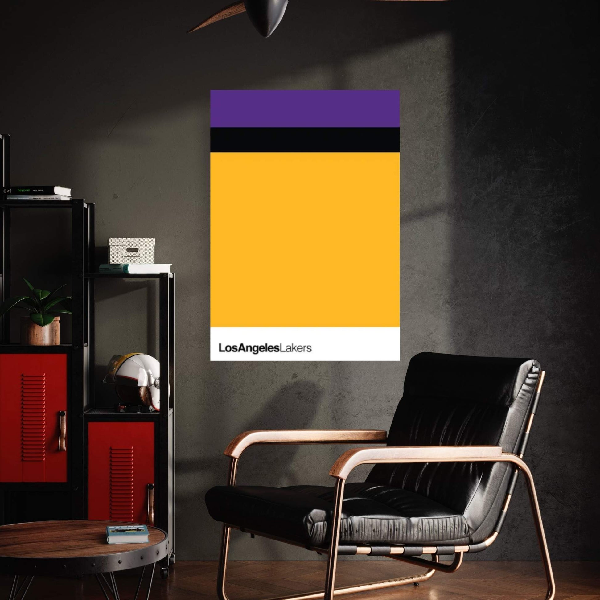 Los Angeles Lakers Basketball Canvas Wall Art - Y Canvas