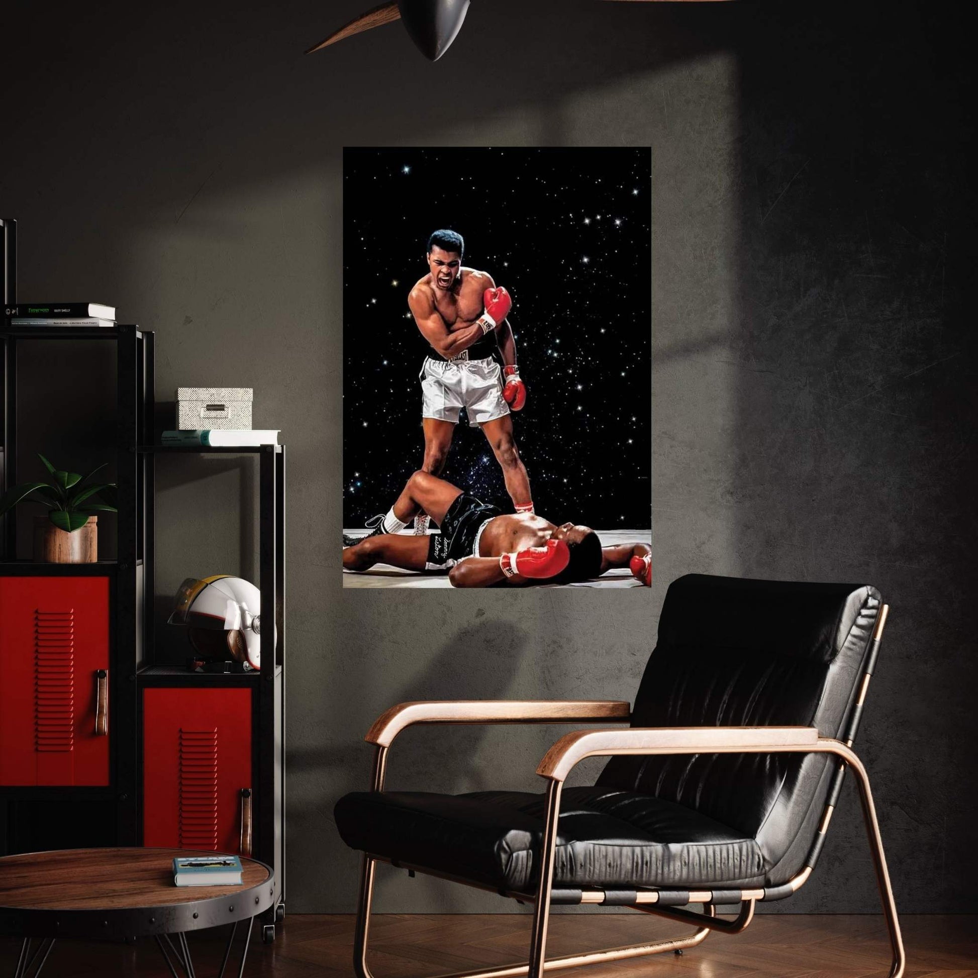Ali Stars Canvas Wall Art - Y Canvas