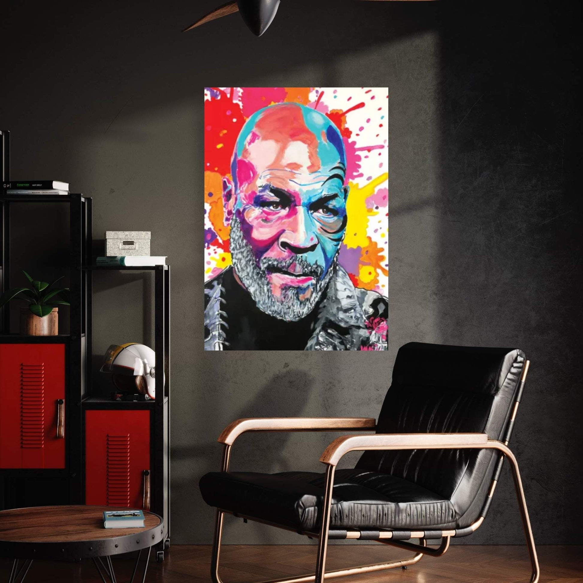 Mike Tyson Pop Art Canvas Wall Art - Y Canvas