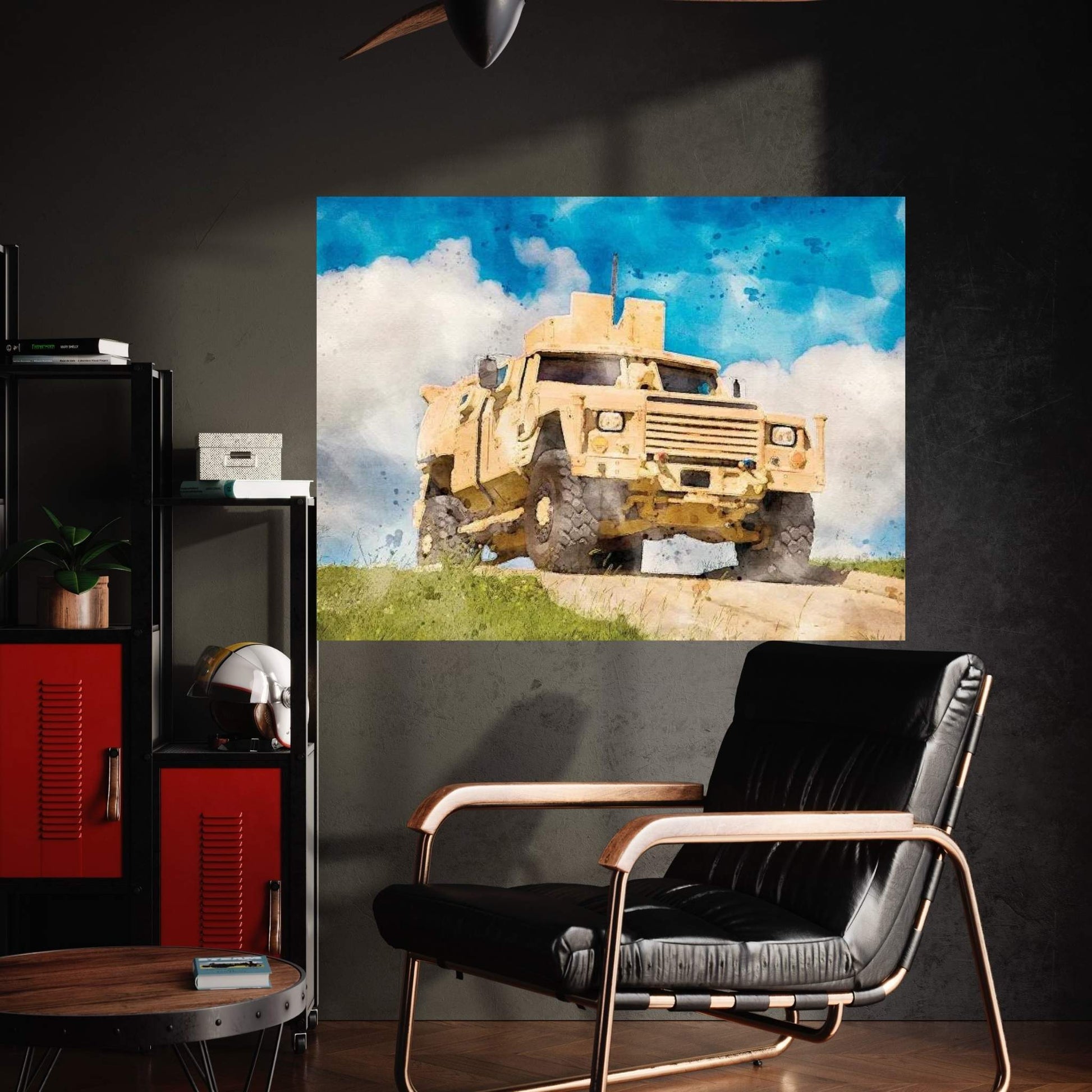Armas Joint Light Tactical Vehicle Canvas Wall Art - Y Canvas