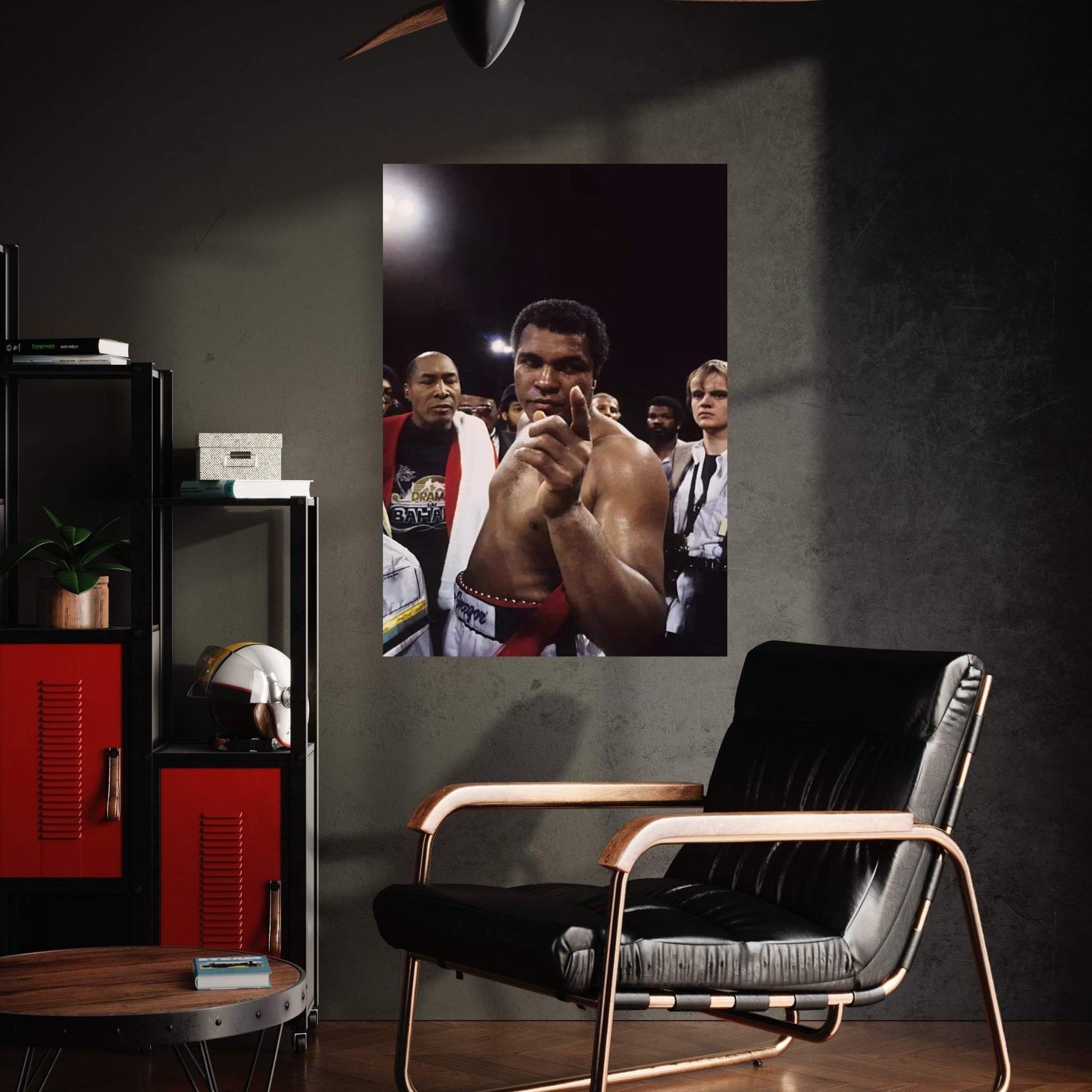 Post-Fight #1 Gesture, Drama In Bahama Canvas Wall Art - Y Canvas