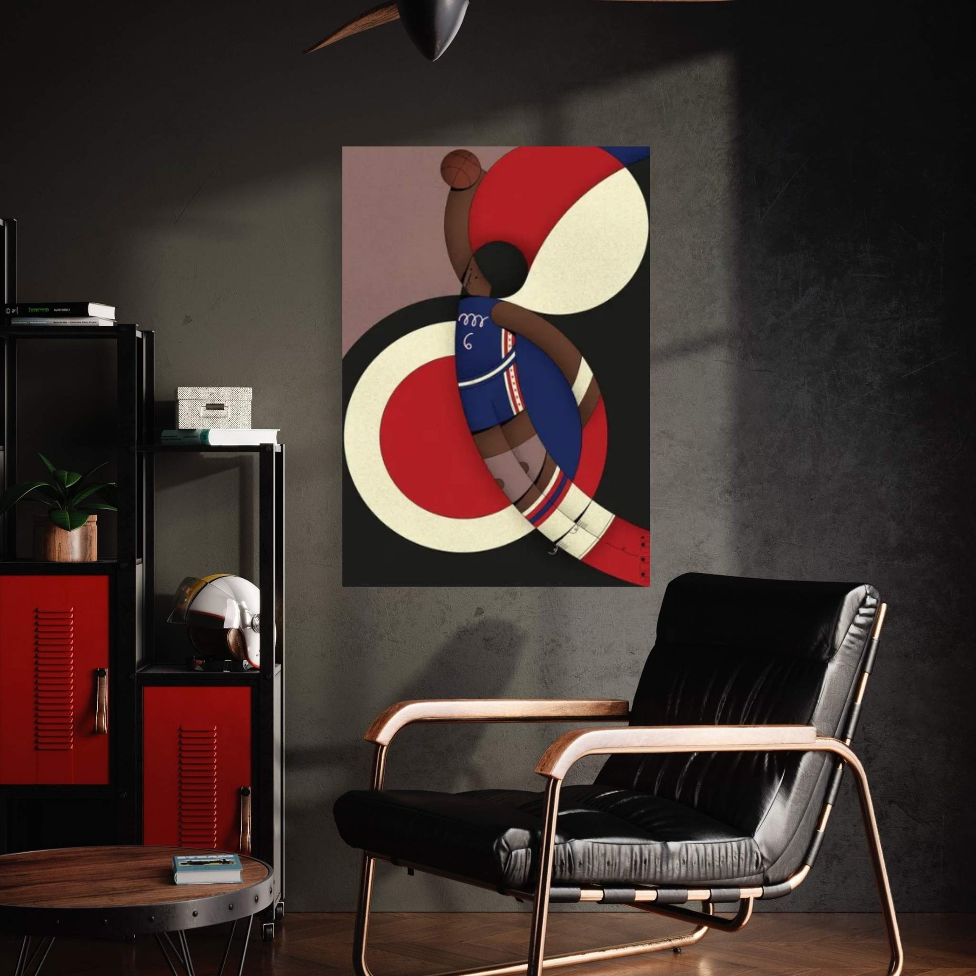 Dr J Canvas Wall Art - Y Canvas