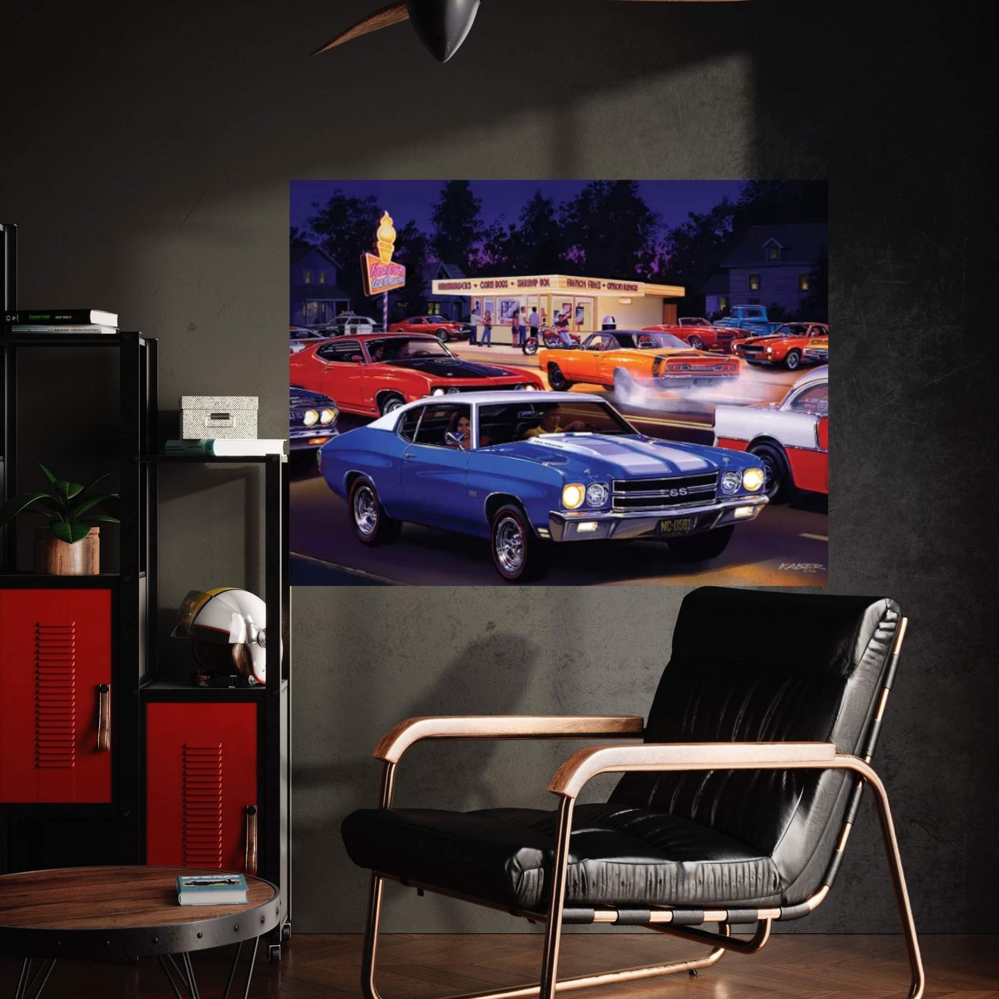 Fast Fred's Canvas Wall Art - Y Canvas