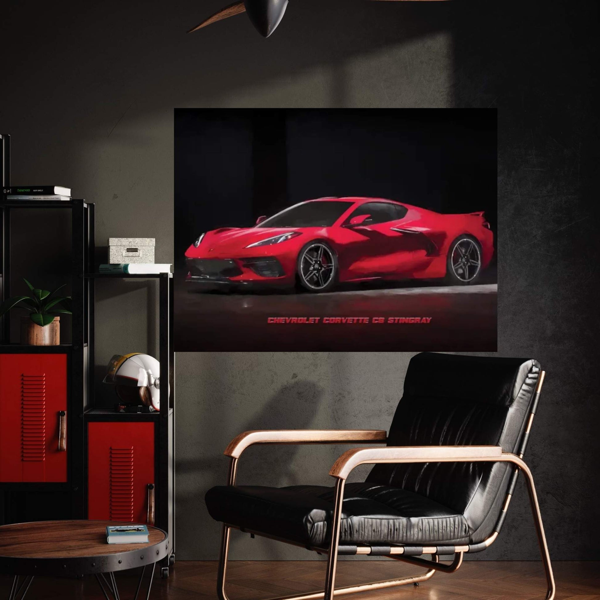 Chevrolet Corvette Stingray Canvas Wall Art - Y Canvas