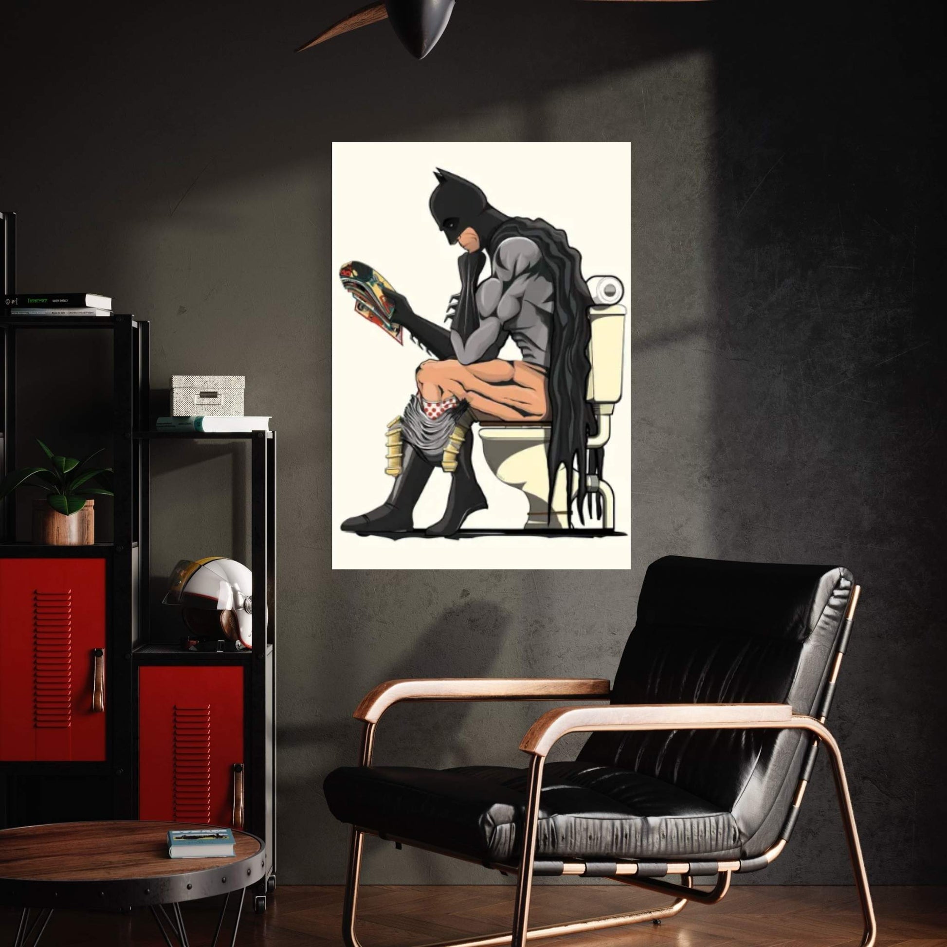 Bat Loo II Canvas Wall Art - Y Canvas