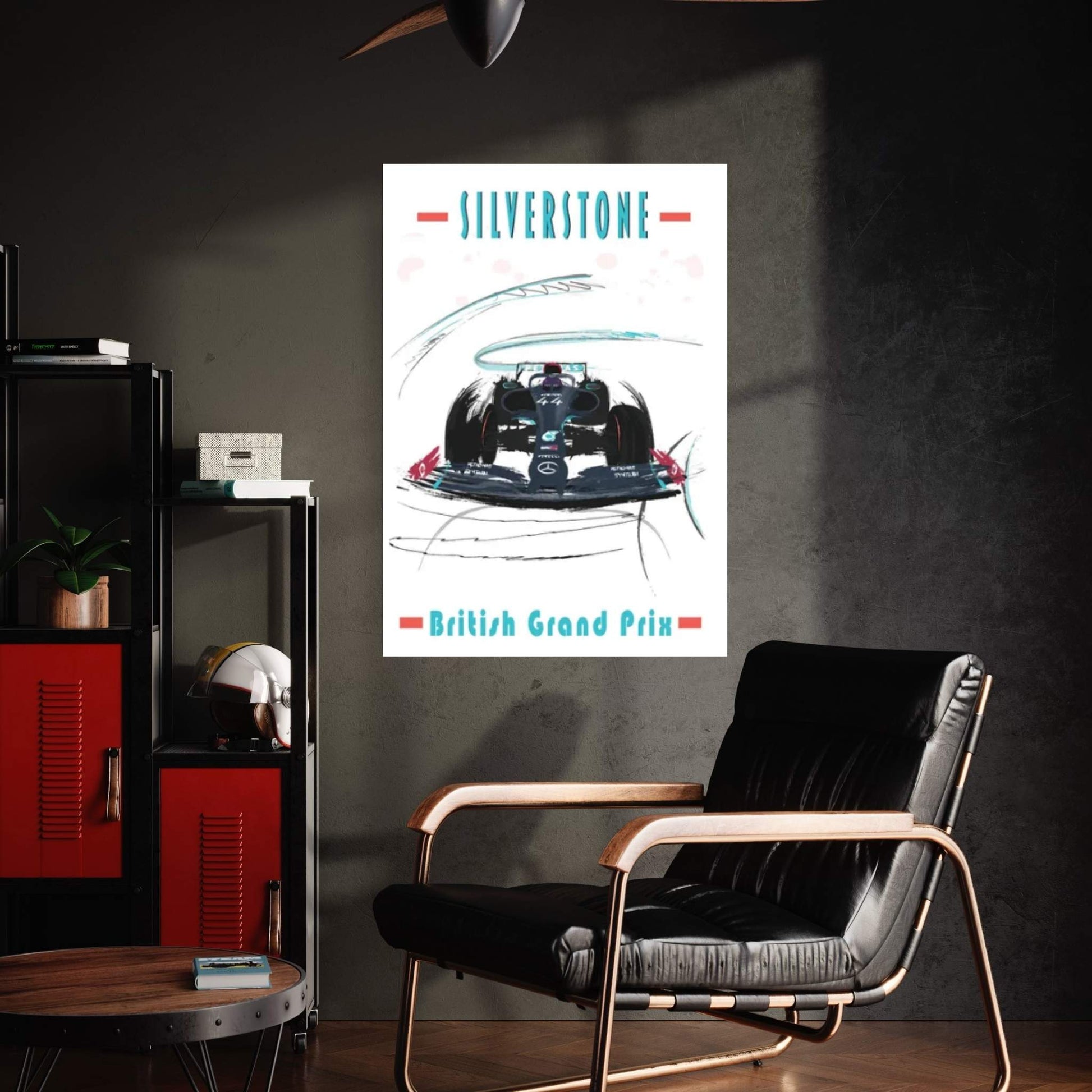 Lewis Hamilton, Silverton, F1 Poster Canvas Wall Art - Y Canvas
