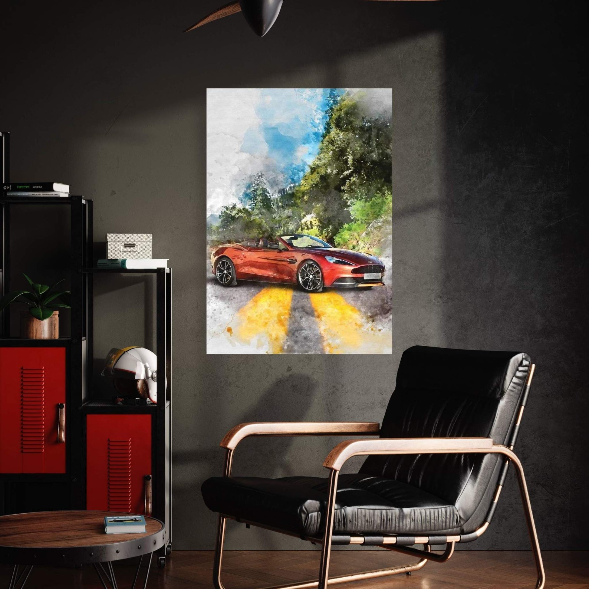 Aston Martin Vanquish Volante Canvas Wall Art - Y Canvas