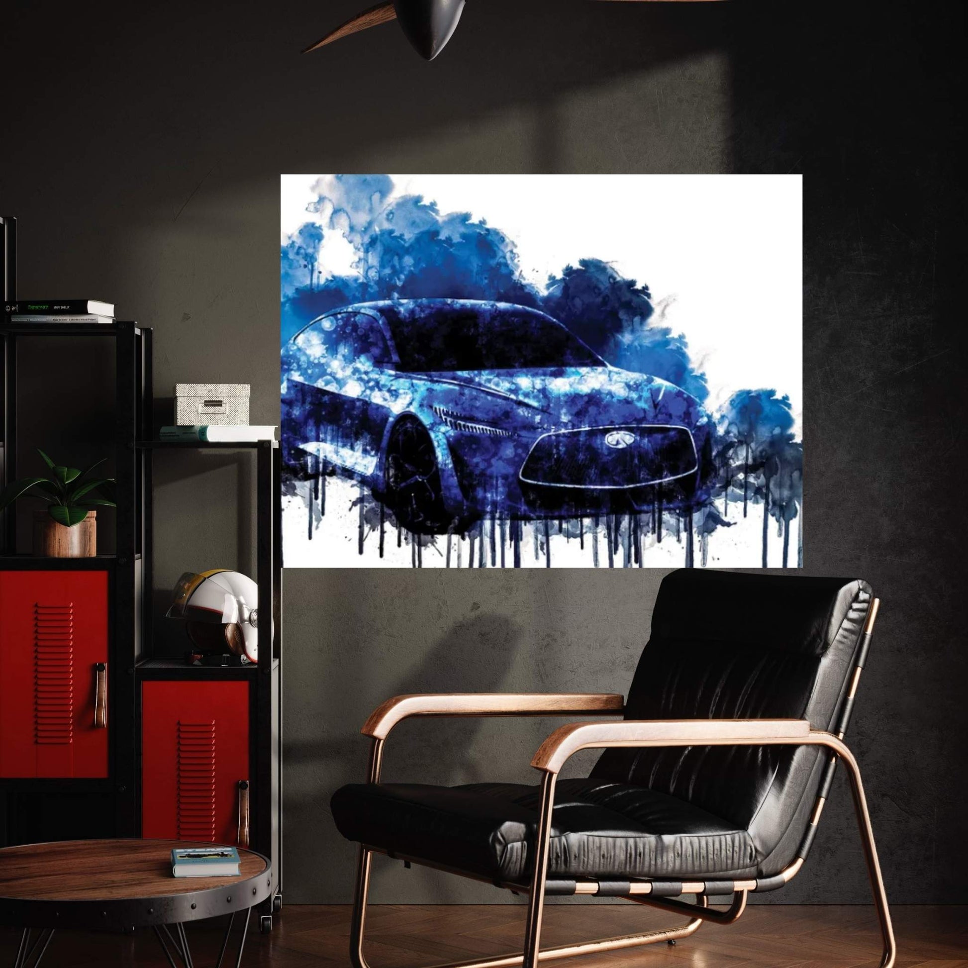 2018 Infiniti Q Inspiration Concept Canvas Wall Art - Y Canvas