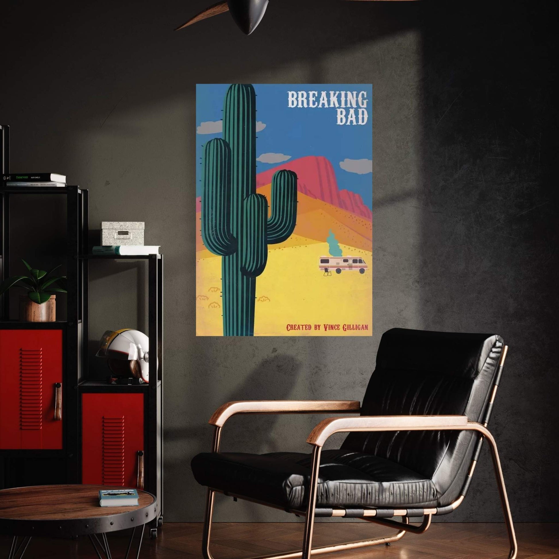 Breaking Bad Vintage Style Poster Canvas Wall Art - Y Canvas
