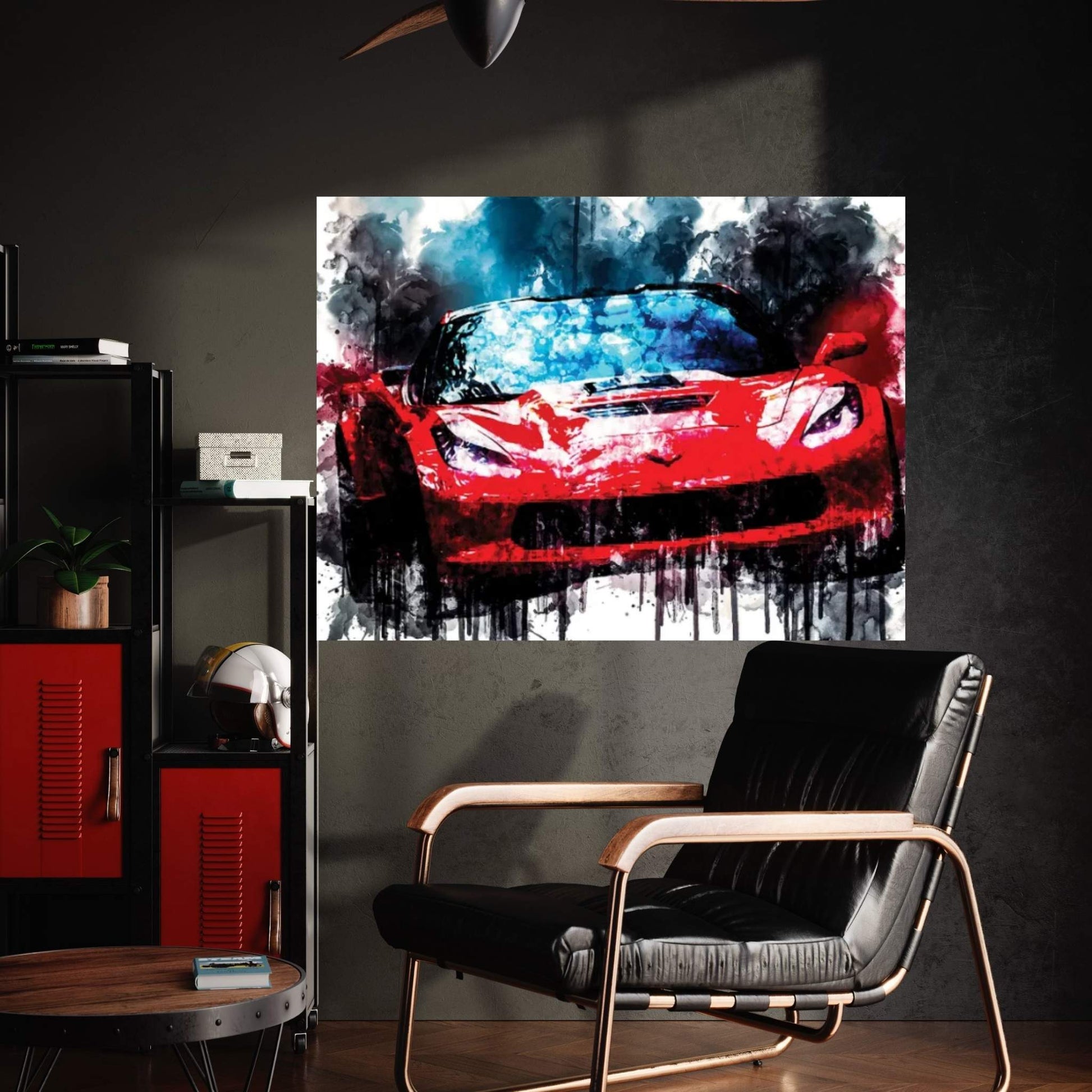 Car 2018 Callaway Corvette Aerowagen Canvas Wall Art - Y Canvas