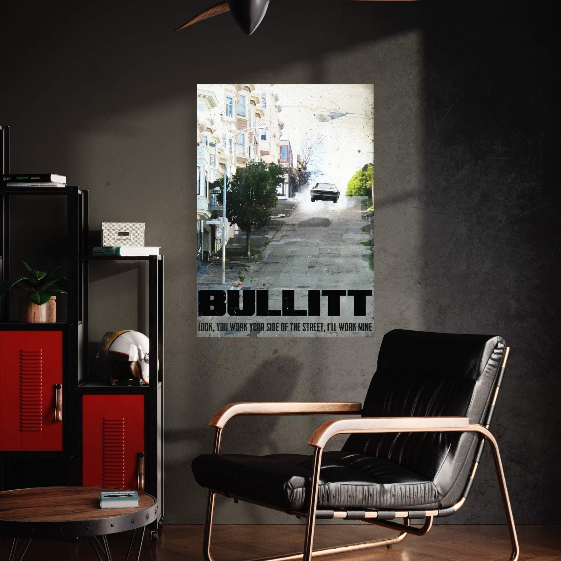 Bullitt Travel Movie Art Canvas Wall Art - Y Canvas