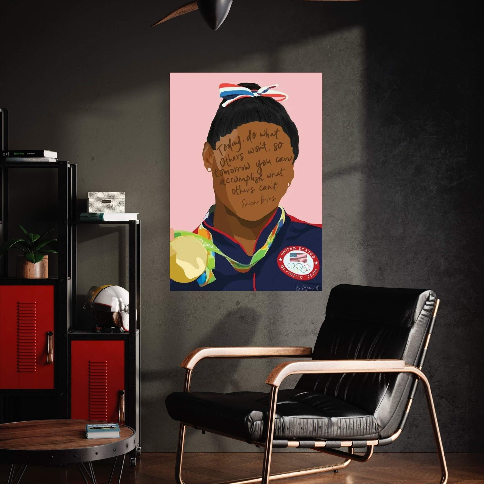 Ashe Quote Canvas Wall Art - Y Canvas