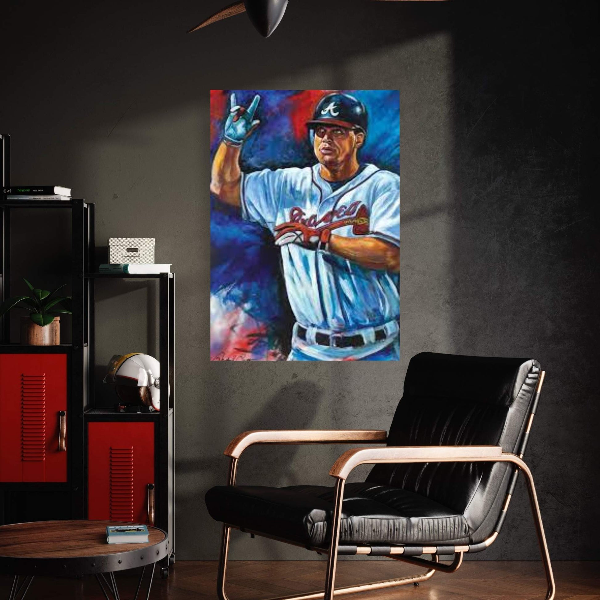 Chipper (Chipper Jones) Canvas Wall Art - Y Canvas