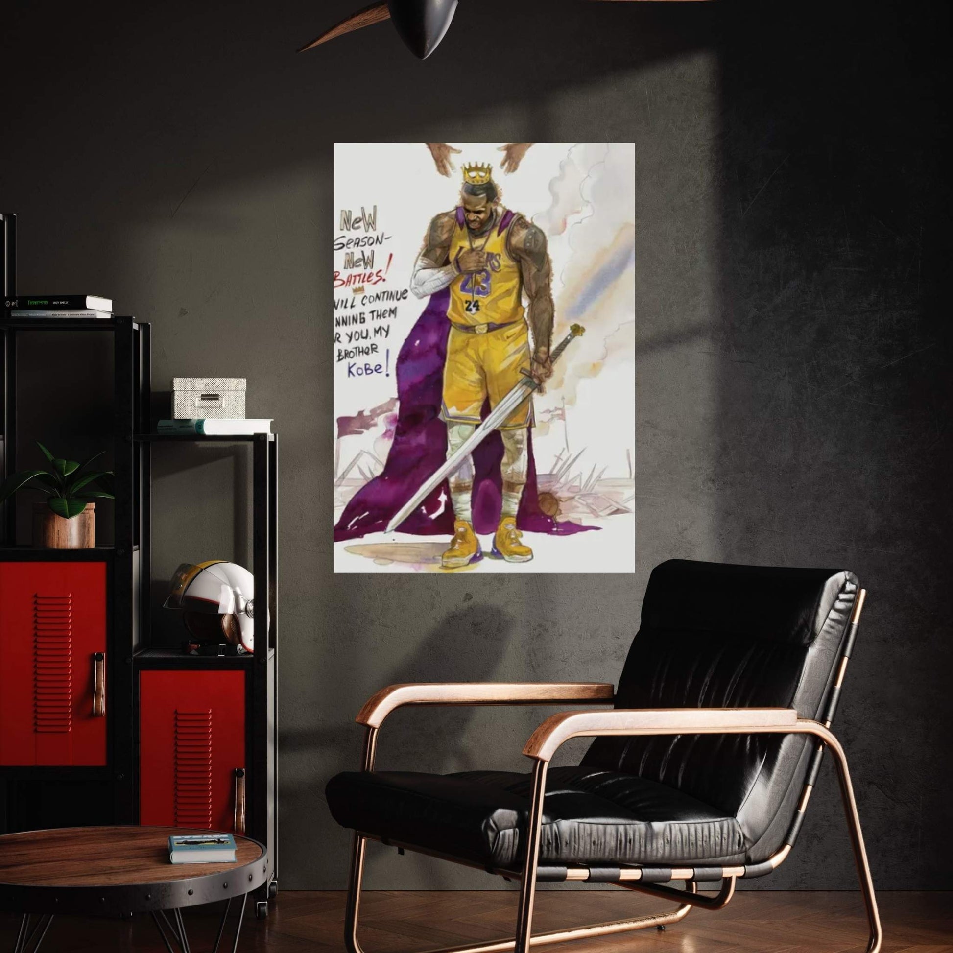 For You My Brother Kobe Canvas Wall Art - Y Canvas