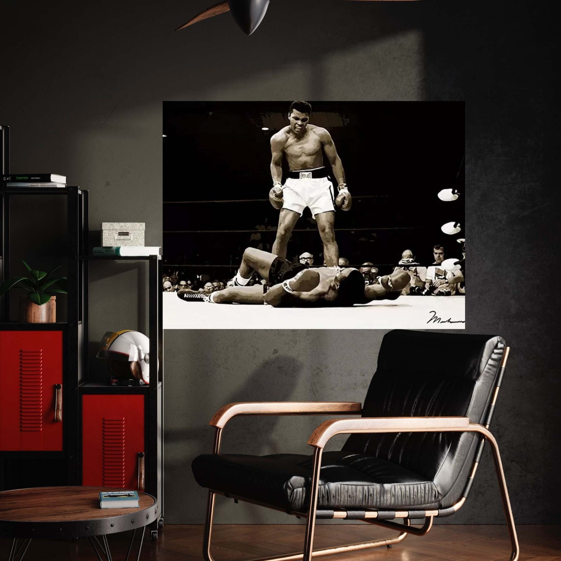Muhammad Ali Vs. Sonny Liston, 1965 Canvas Wall Art - Y Canvas