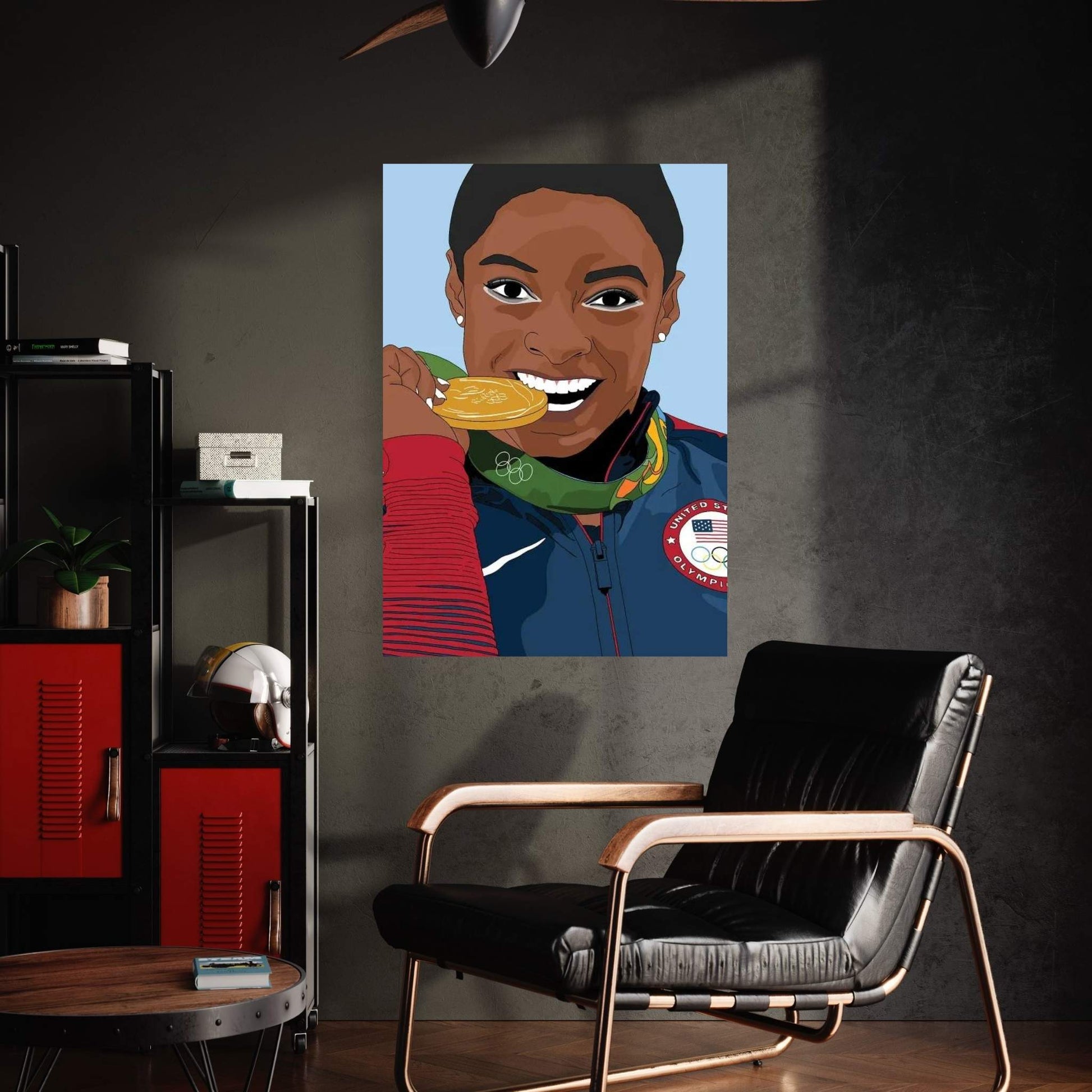 Simone Biles Canvas Wall Art - Y Canvas