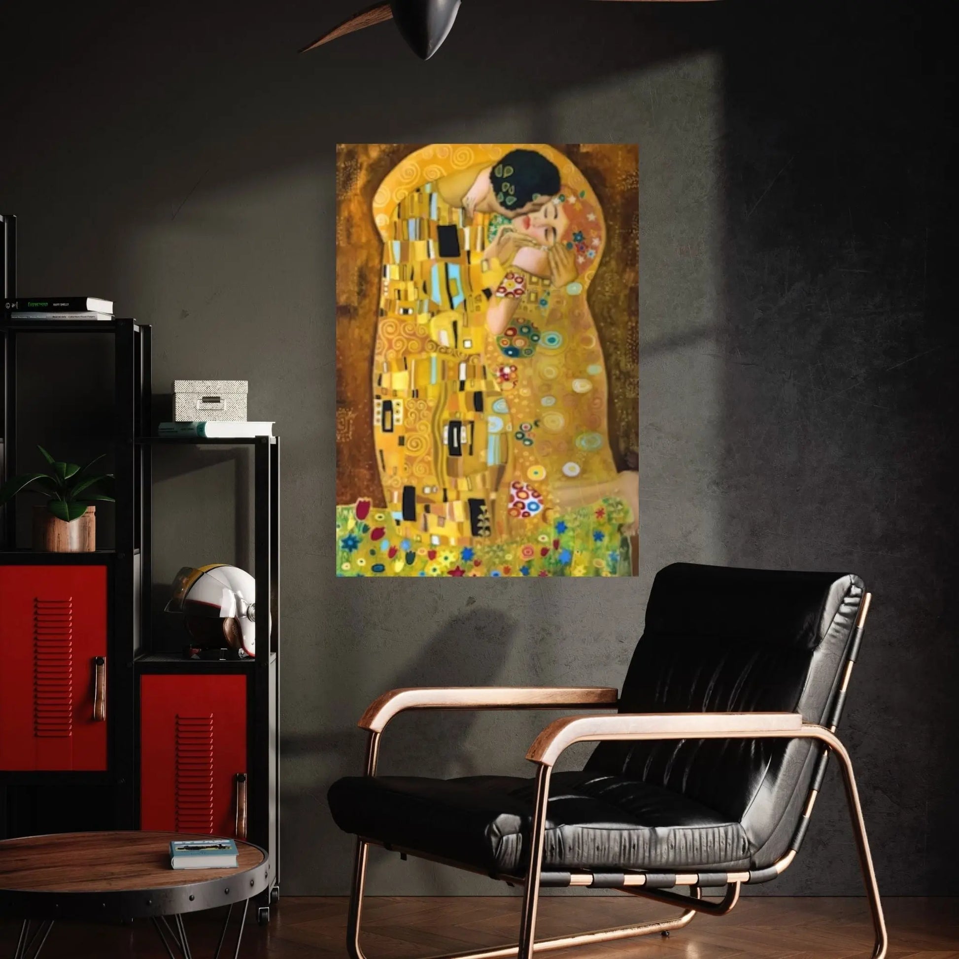Gustav Klimt - The Kiss Canvas Wall Art Print on Canvas - Y Canvas